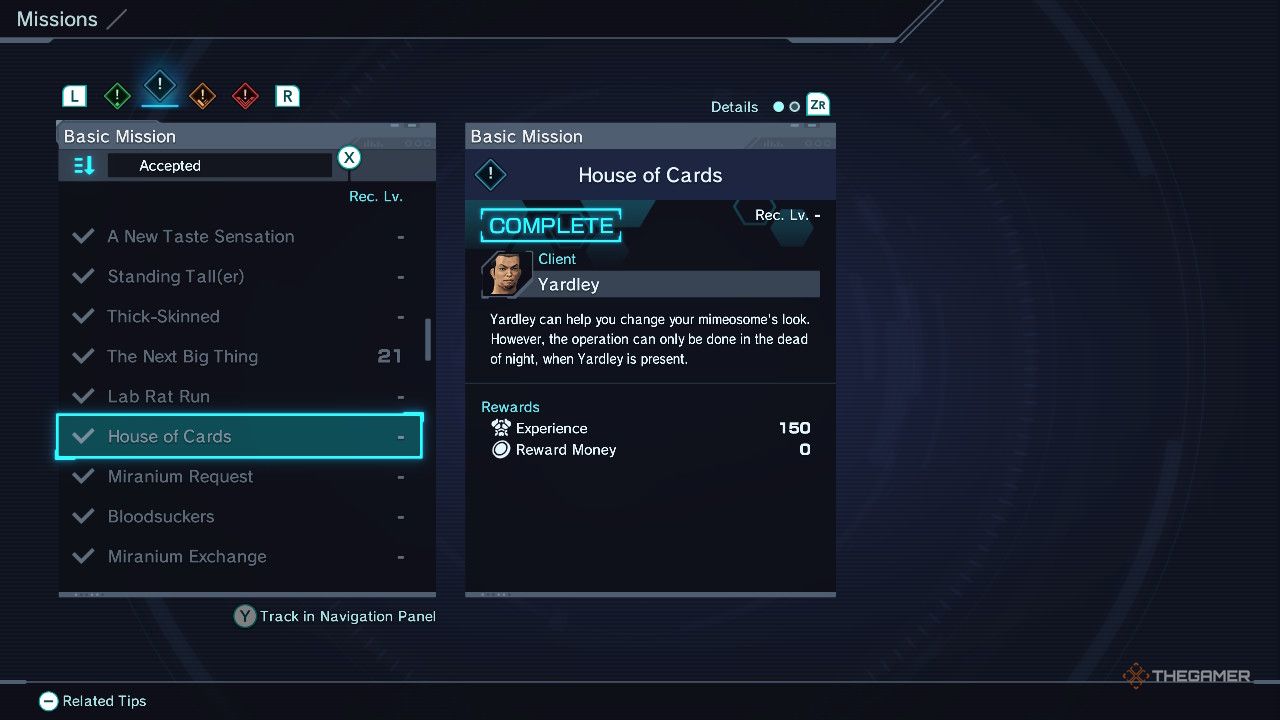 House of Cards Xenoblade Chronicles X