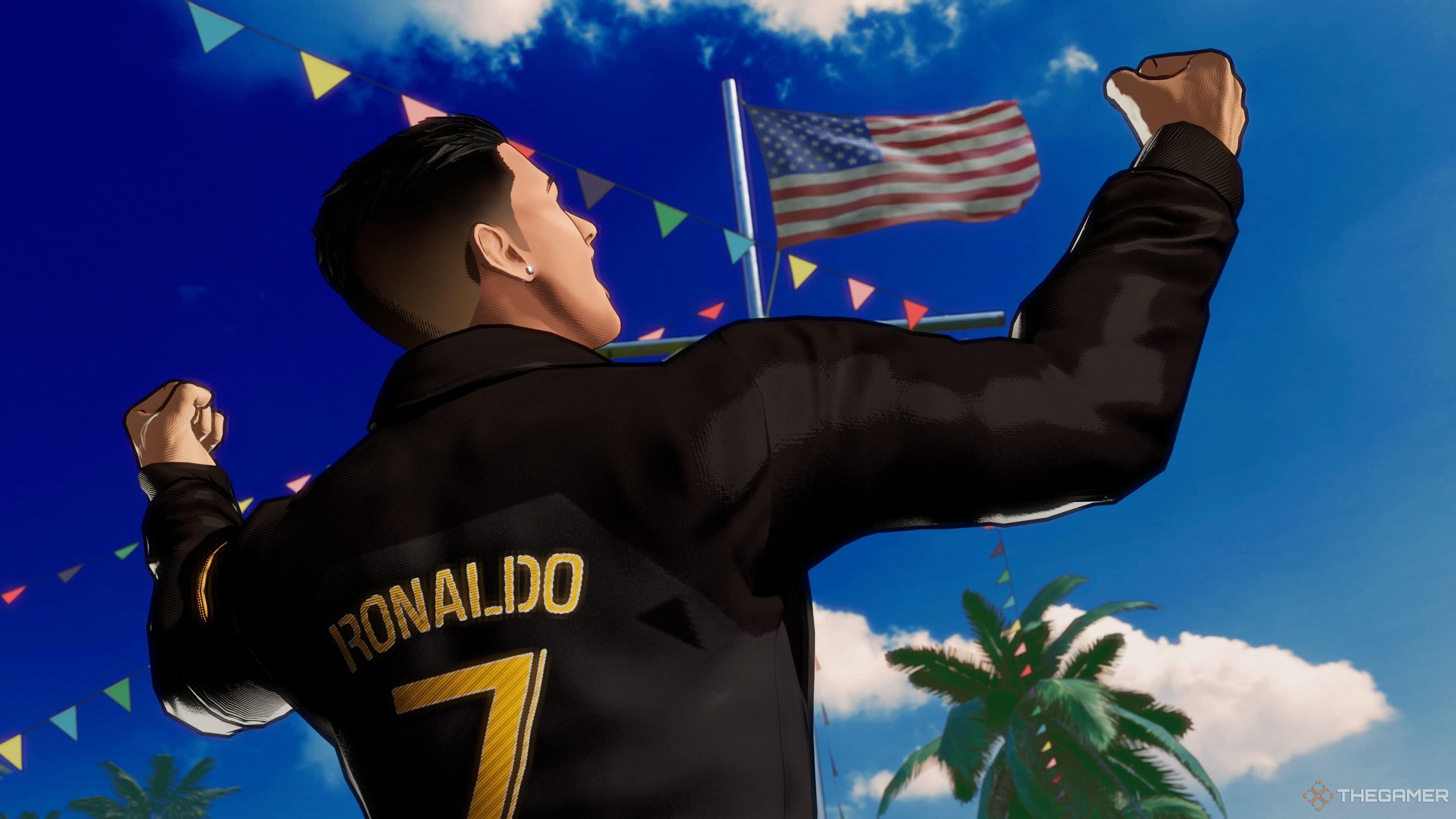 Cristiano Ronaldo is celebrating in the deadly attitude: the city of wolves.