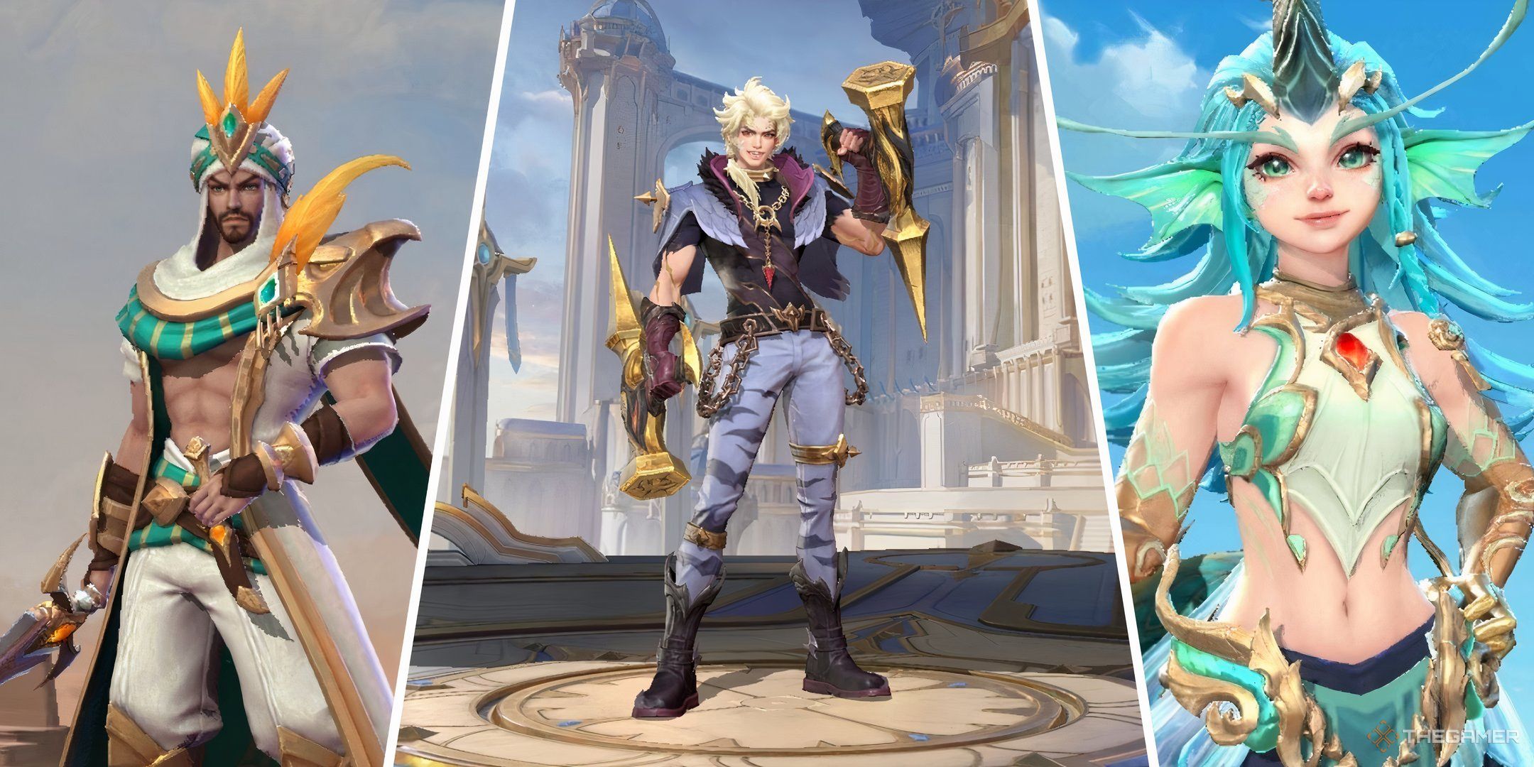 Khalid, Lucas and Kali in the three -way distribution picture of mobile legends.