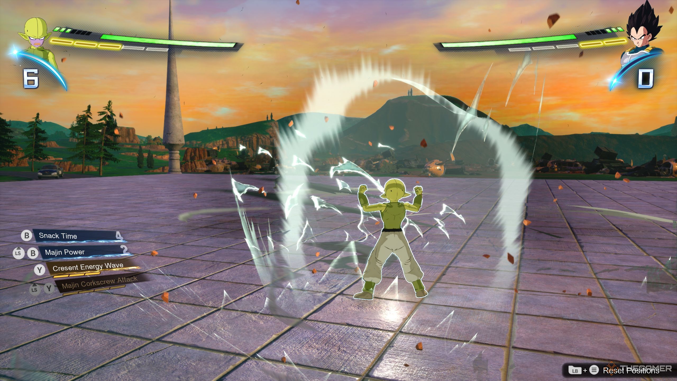 Mazhin kuu charges Ki in Dragon Ball: Sparking Zero.