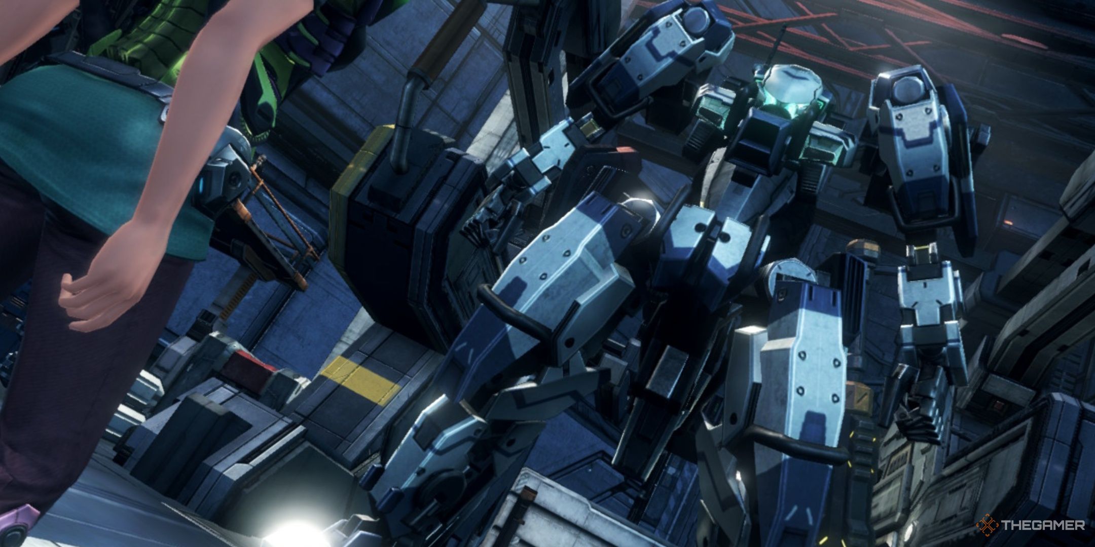 The characters are close to their SKELL in the Xenoblade Chronicles X Edition Definitive Edition.