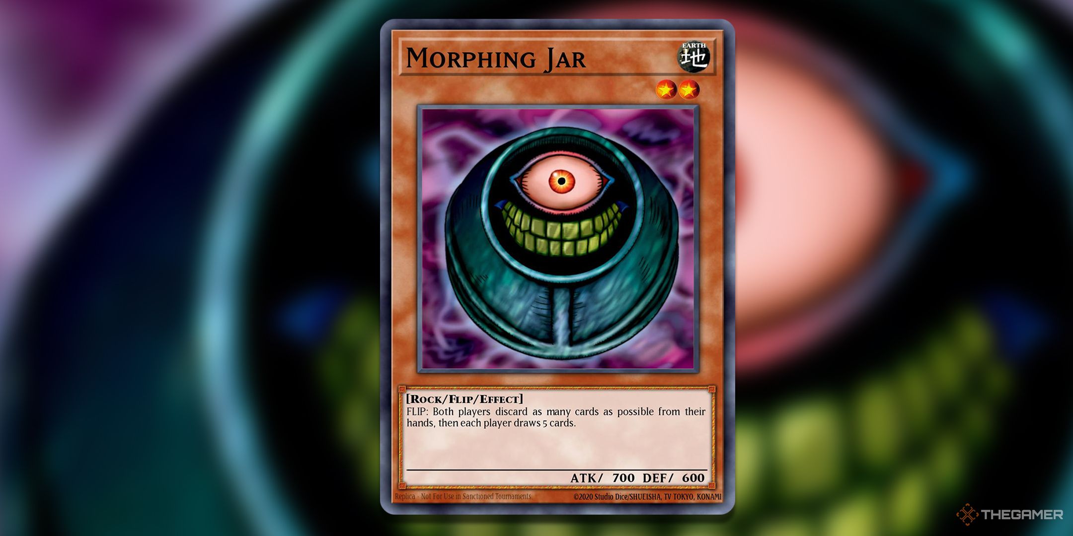 Morfing jar U-J-Oh! TCG card art.