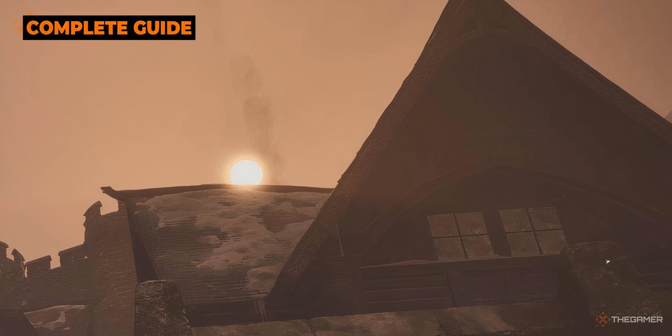 Nearing nighttime in Bruma near Baenlin&rsquo;s house in Oblivion Remastered.