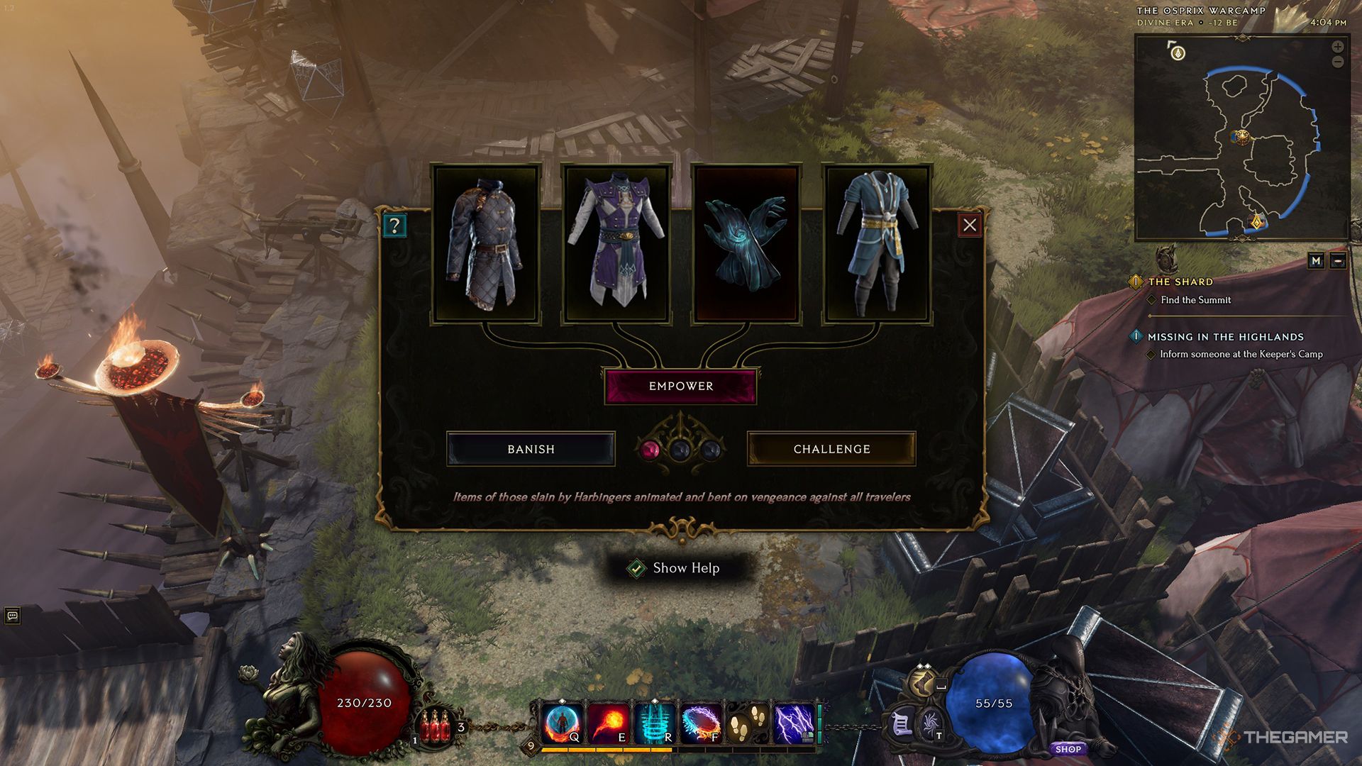 A set of rewards from an early-game Nemesis in Last Epoch.