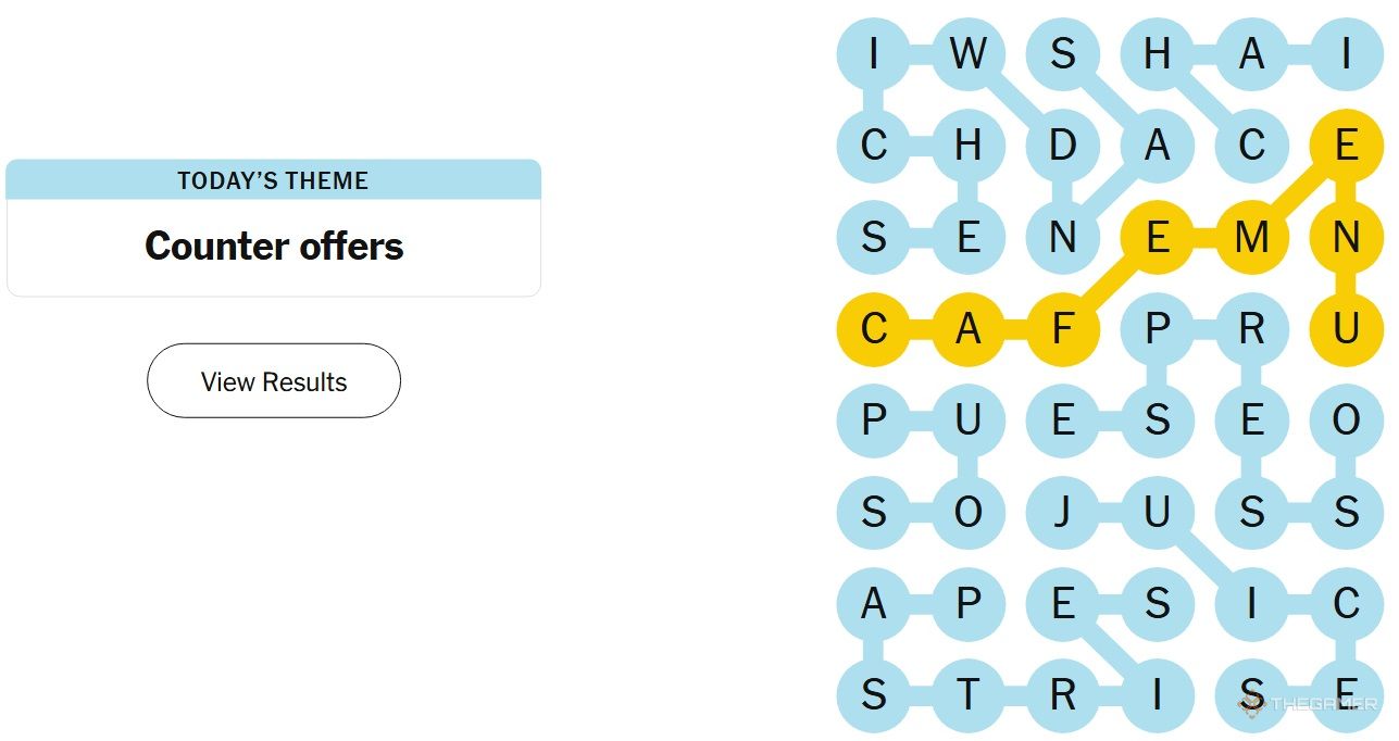 NYT Strands answers for April 22, 2025.