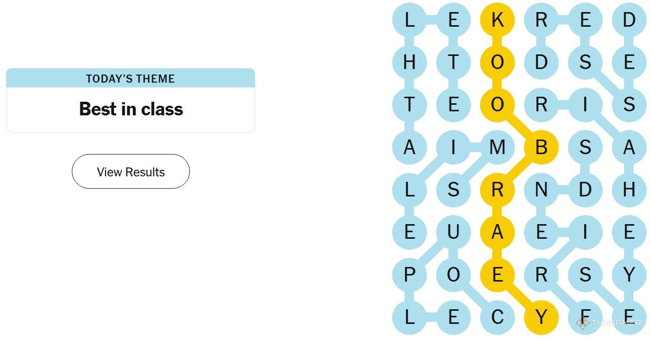 NYT Strands answers for April 30, 2025.