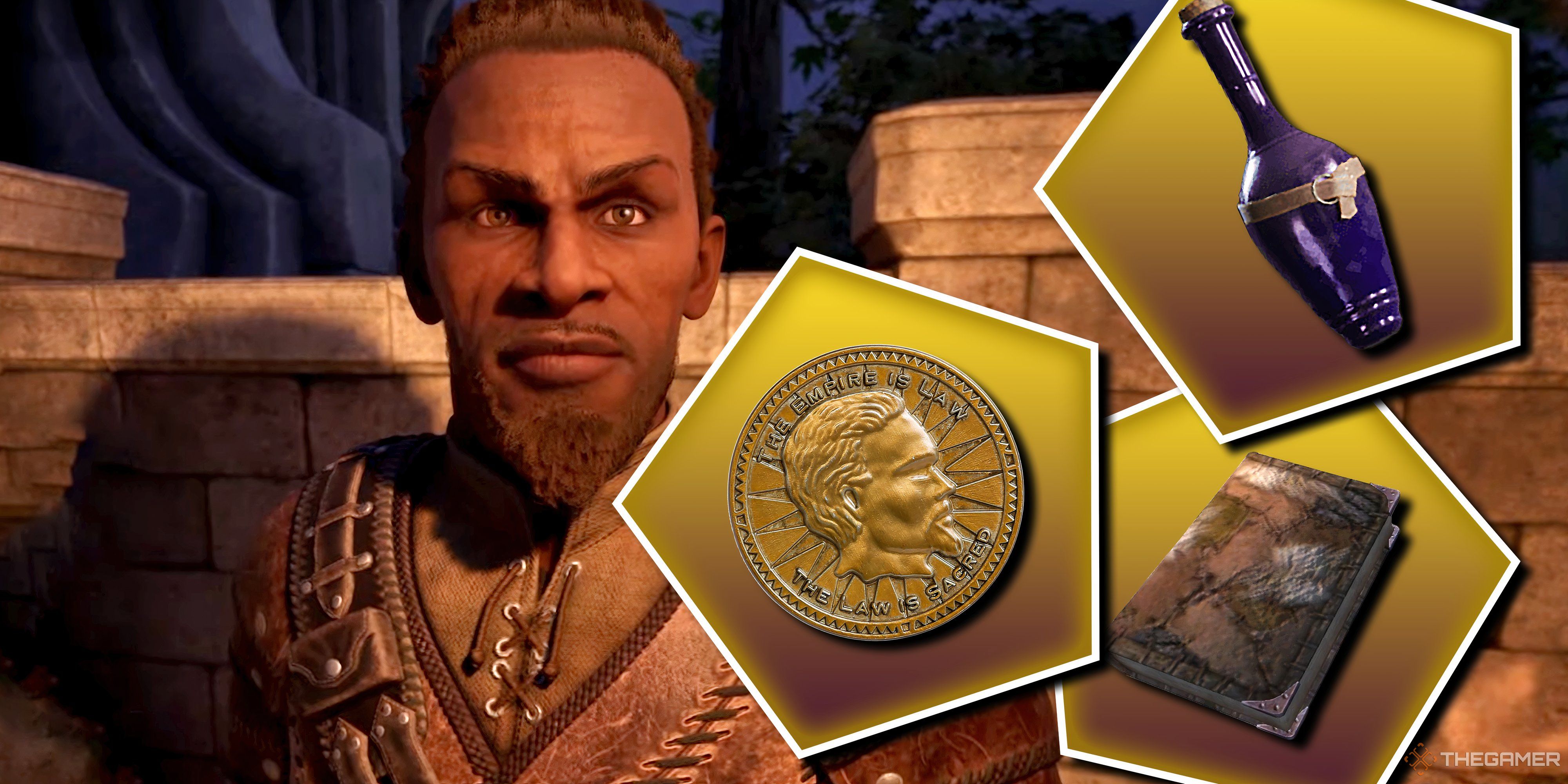 Ermand Christophe is surrounded by the best items to steal in alivin.