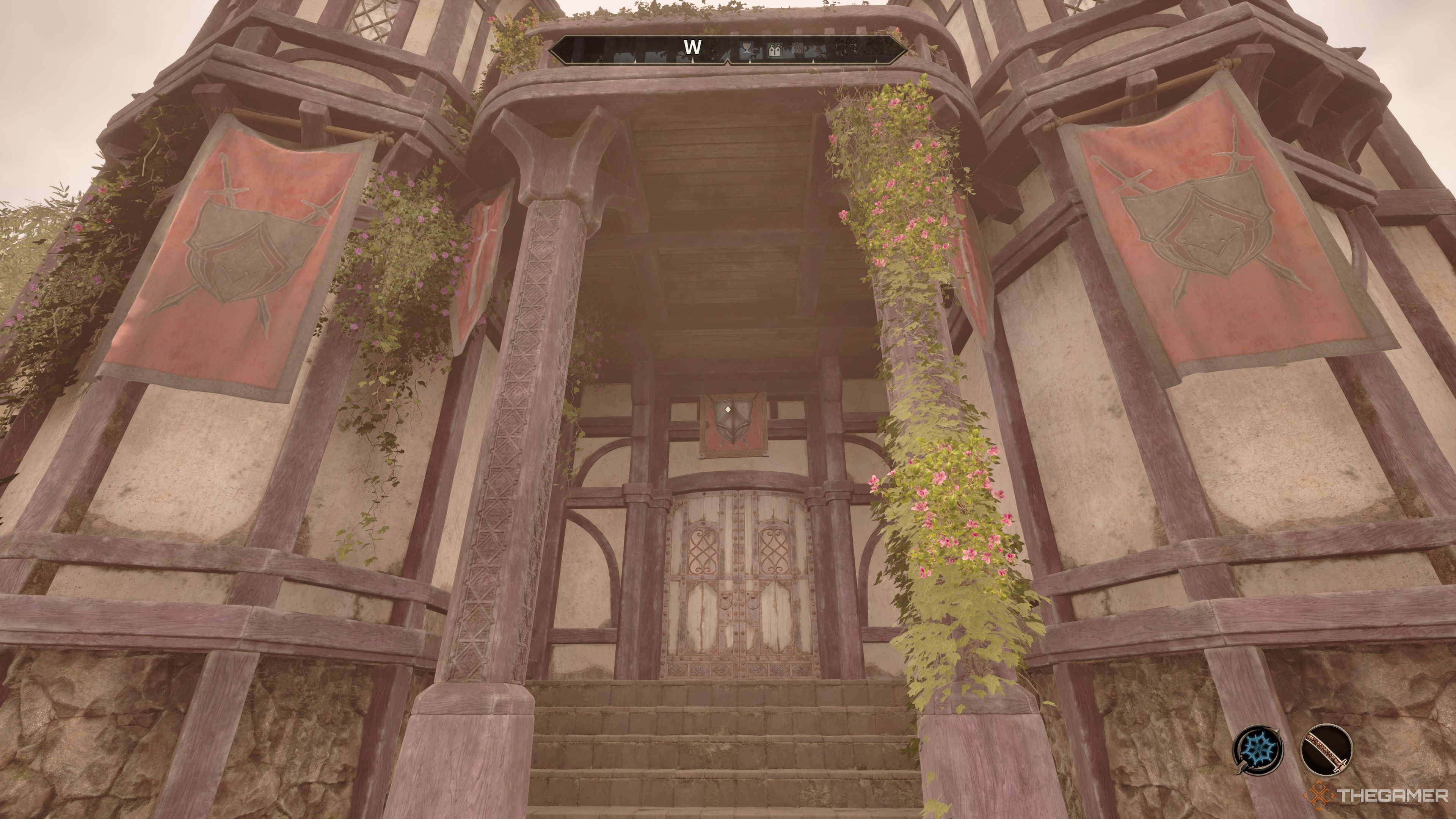 The Fighter's Guild building in Cheyddinhal in Oblivion Remastered.