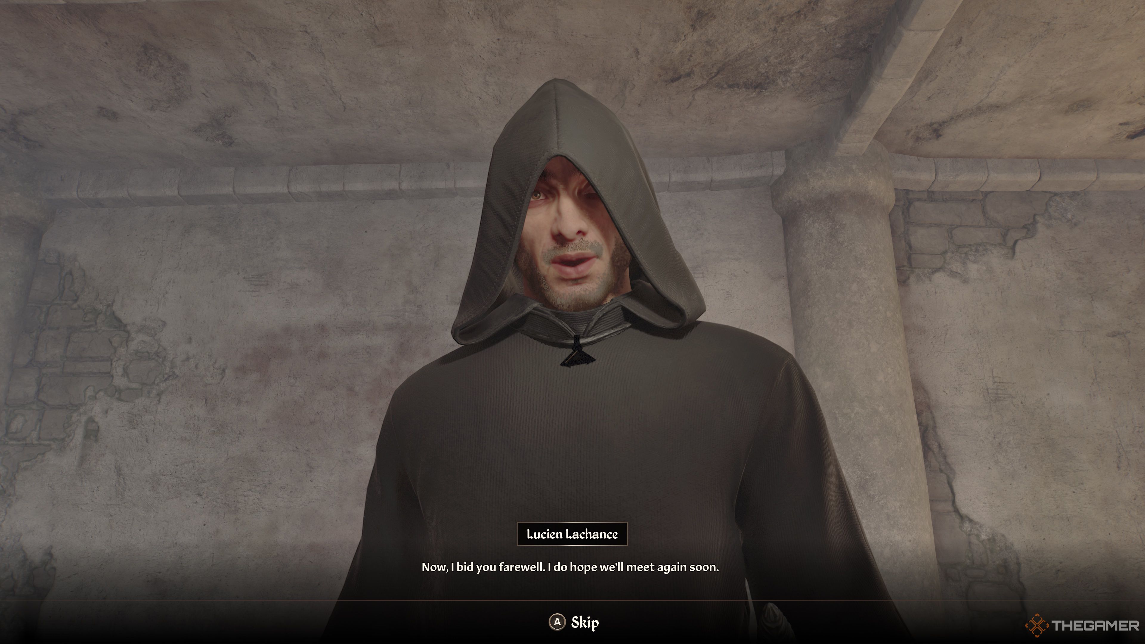 Meeting Lucien Lachance in Oblivion Remastered.