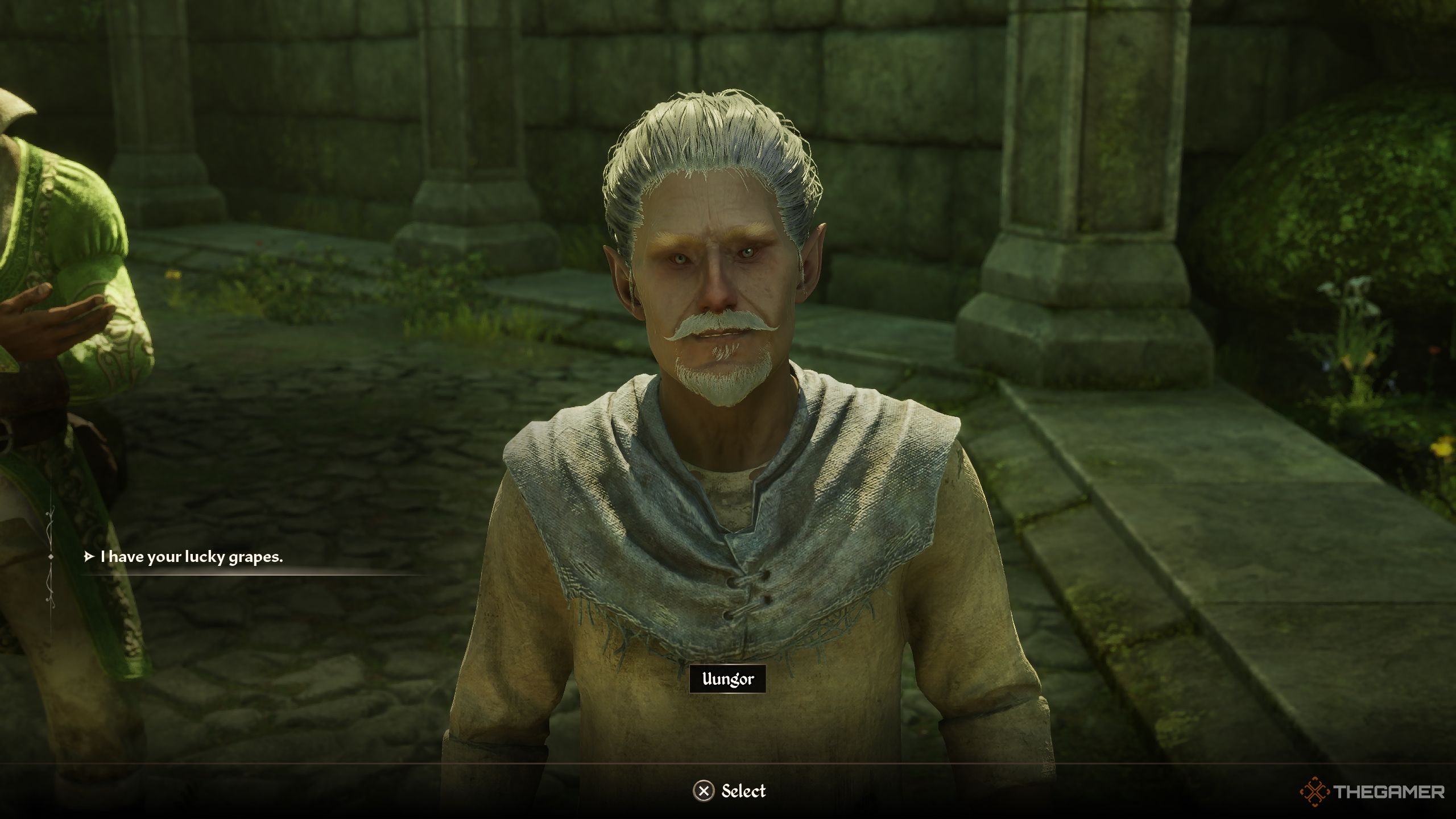 Player speaking to Uungor - Oblivion Remastered
