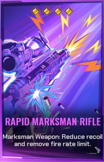 Rapid Marksman Rifle Shard Card in FragPunk.