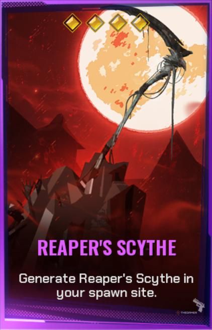 Reaper&rsquo;s Scythe Shard Card in FragPunk.