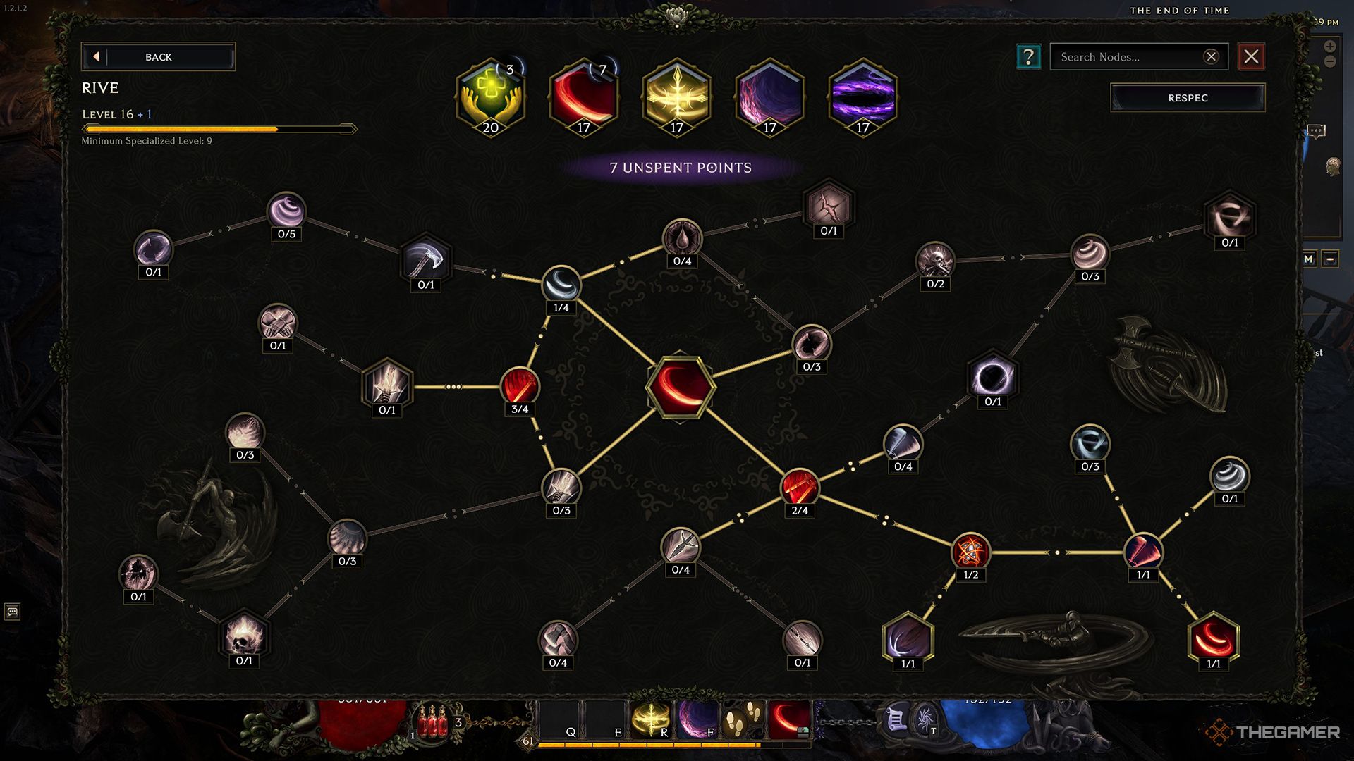 The Skill Tree for Rive in Last Epoch.