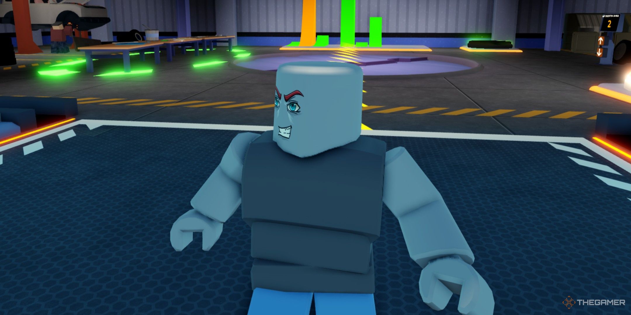 a player in Be a Car on Roblox