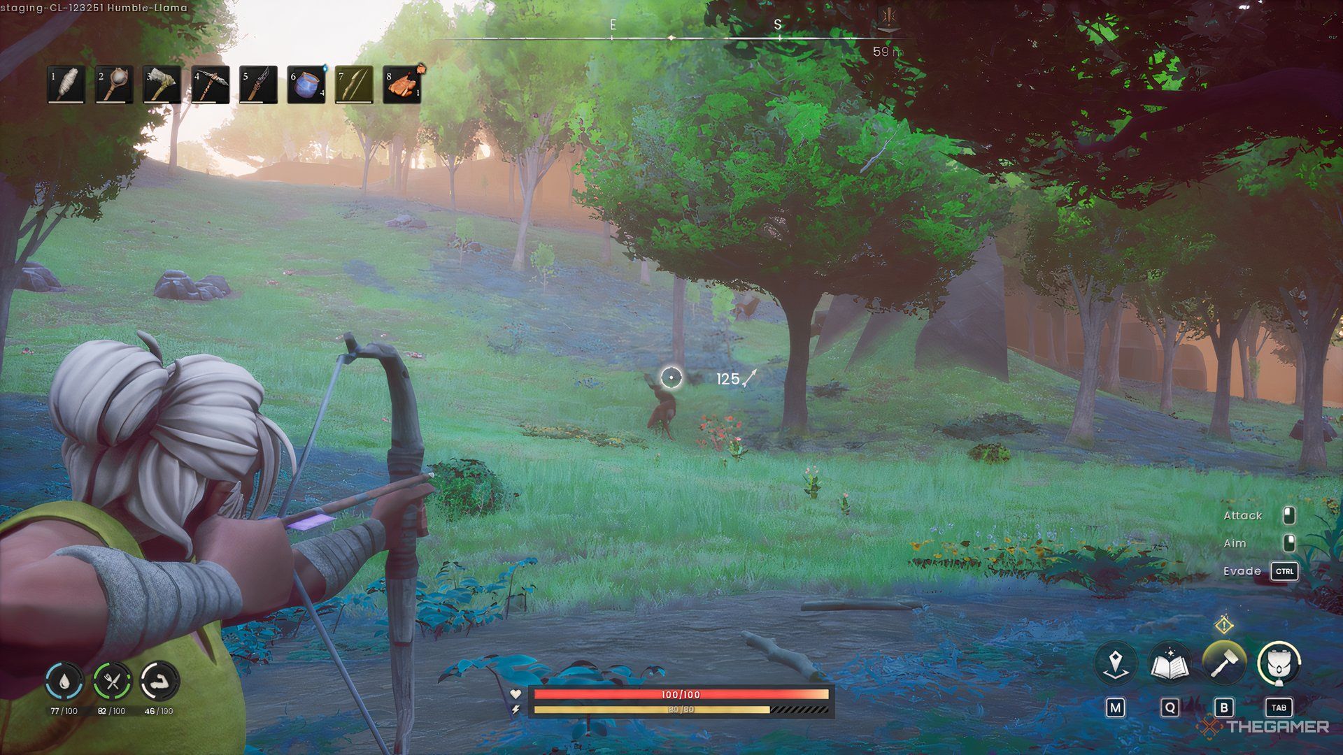 The deer aim at the Ranskip Dragon Weldis.