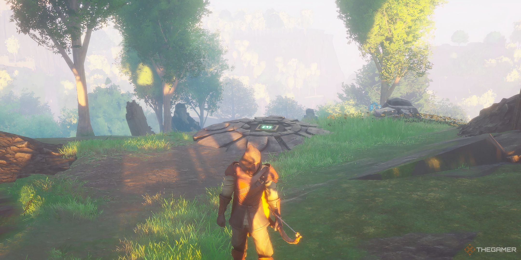 Runescape Dragonwilds character showing a lodestone on screen.