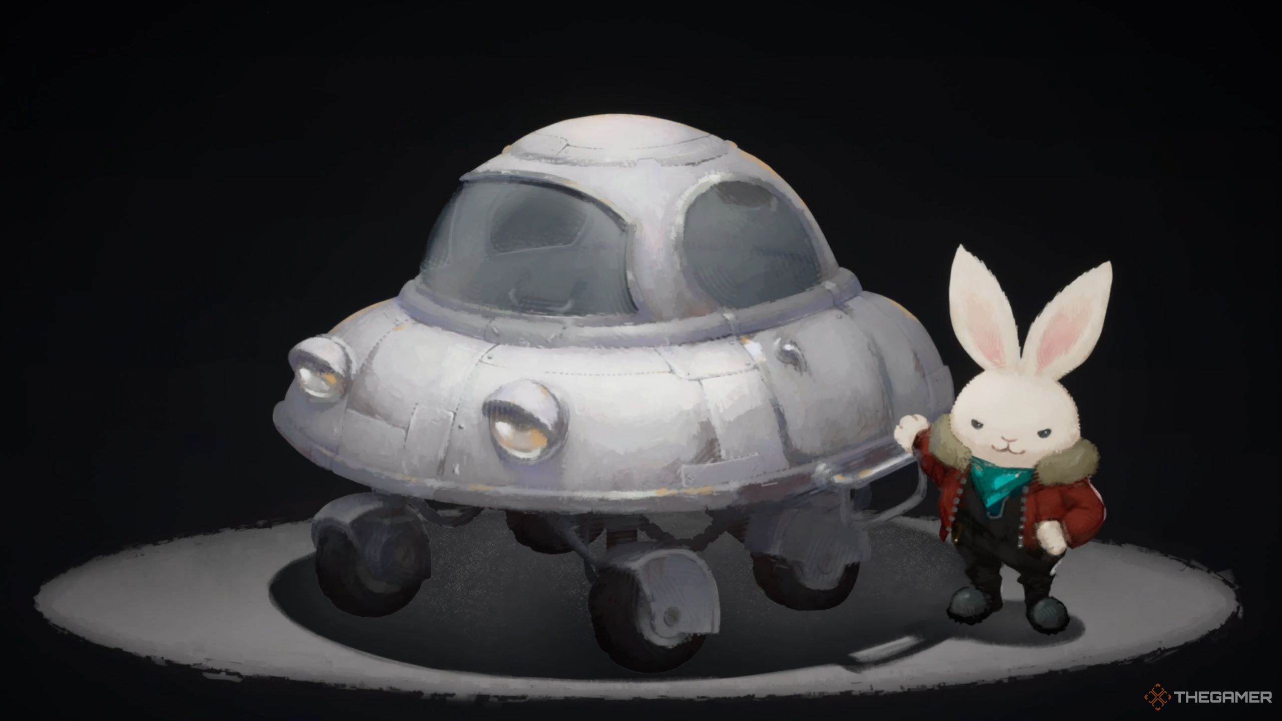 Rusty Rabbit Stamp standing beside the first vehicle he restored.