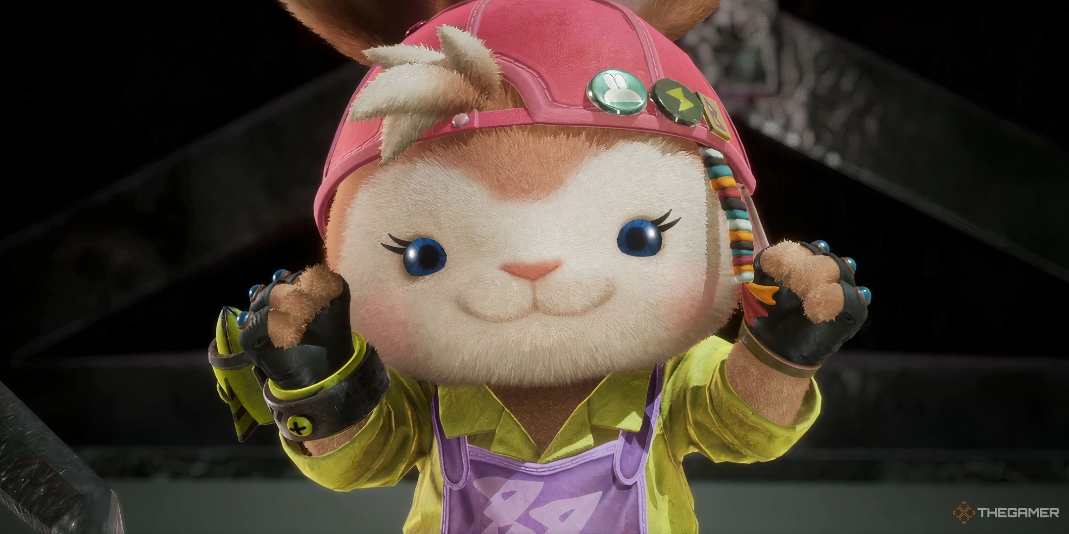 Rusty Rabbit Wrex closeup.