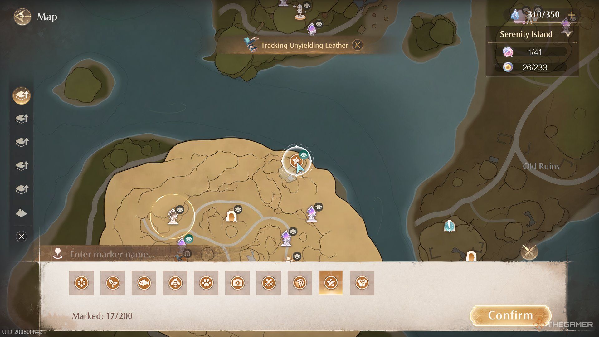 Annie's location is shown at the peak of the infinity in Nikki.