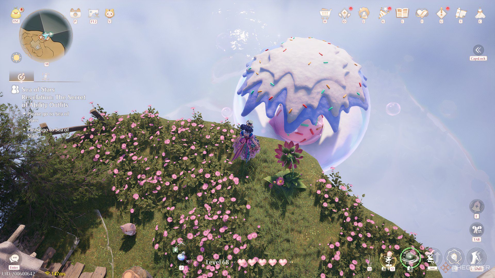 The ice cream in Nikki Infinity Nikki is near the Breesy Bubble Boat.