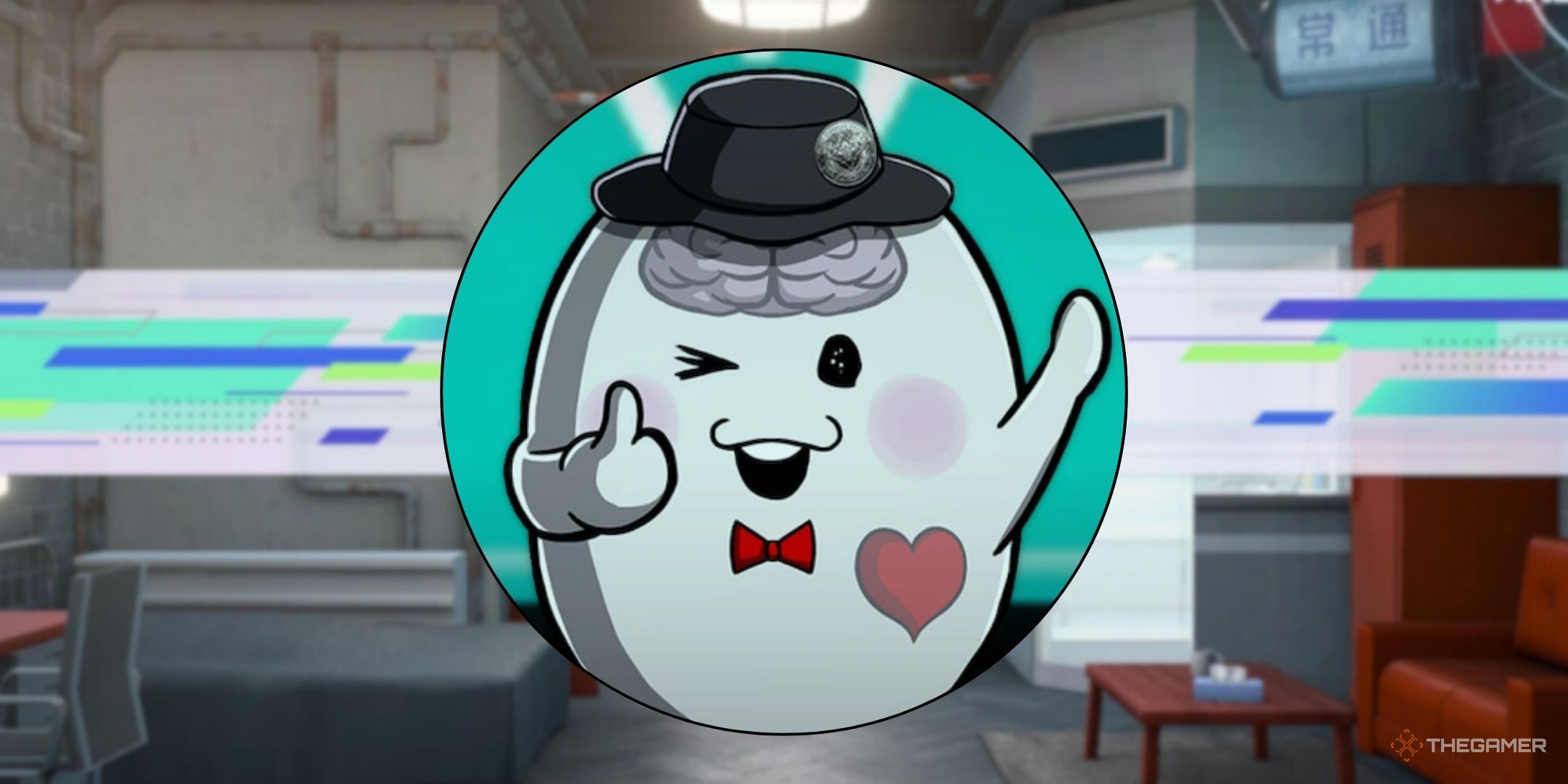 Sirei giving a thumbs up in front of the free time start screen in The Hundred Line Last Defense Academy.