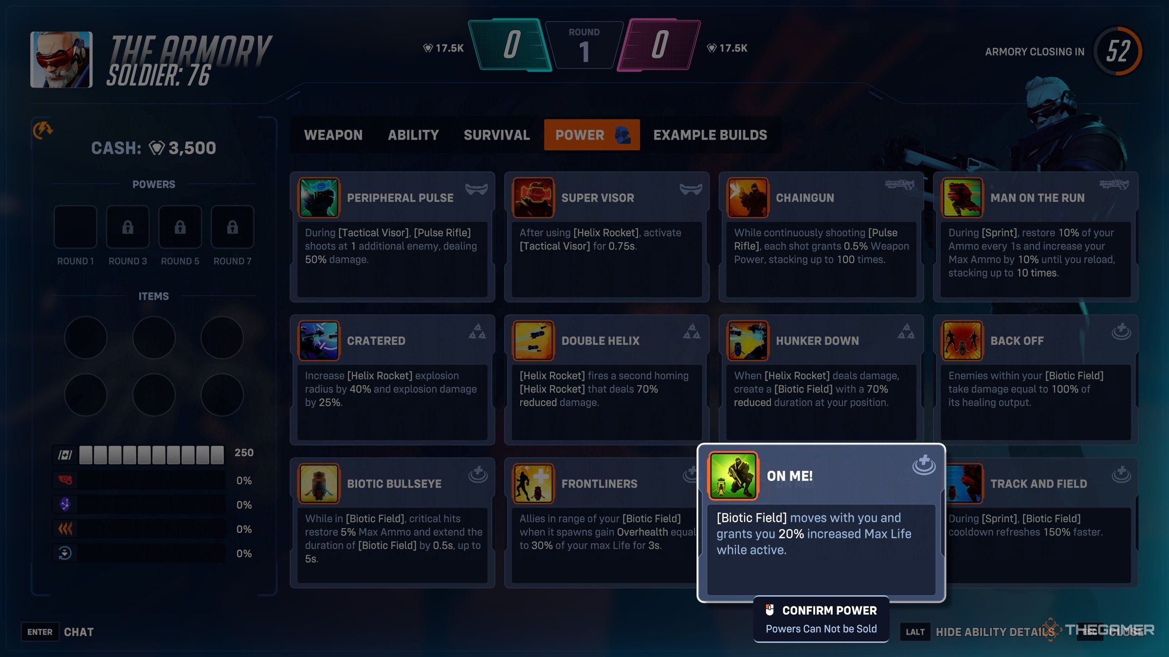 Soldier&rsquo;s abilities in Stadium in Overwatch 2.
