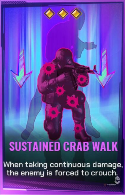 Sustained Crab Walk Shard Card in FragPunk.