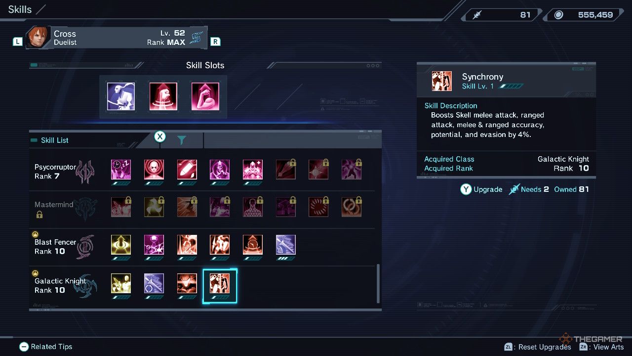 Synchrony Xenoblade Chronicles x