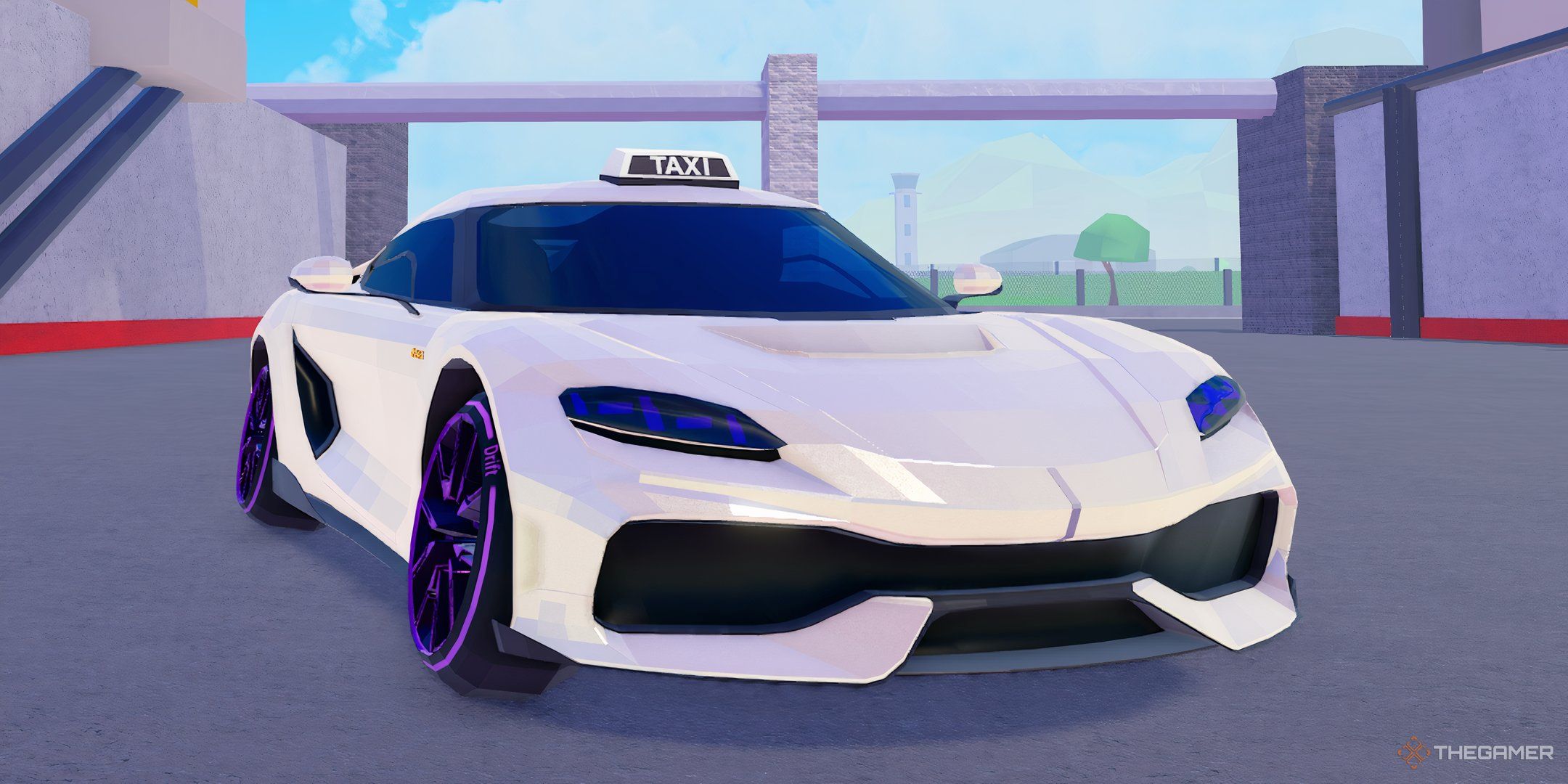 The Koneg Gema, the fastest car in Taxi Boss on Roblox,