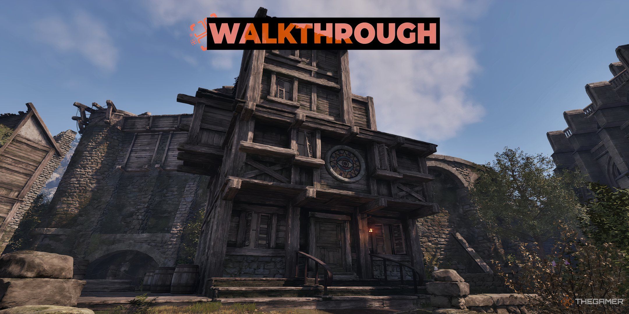 The Mages guild building in Bravil in The Elder Scrolls IV Oblivion Remastered.