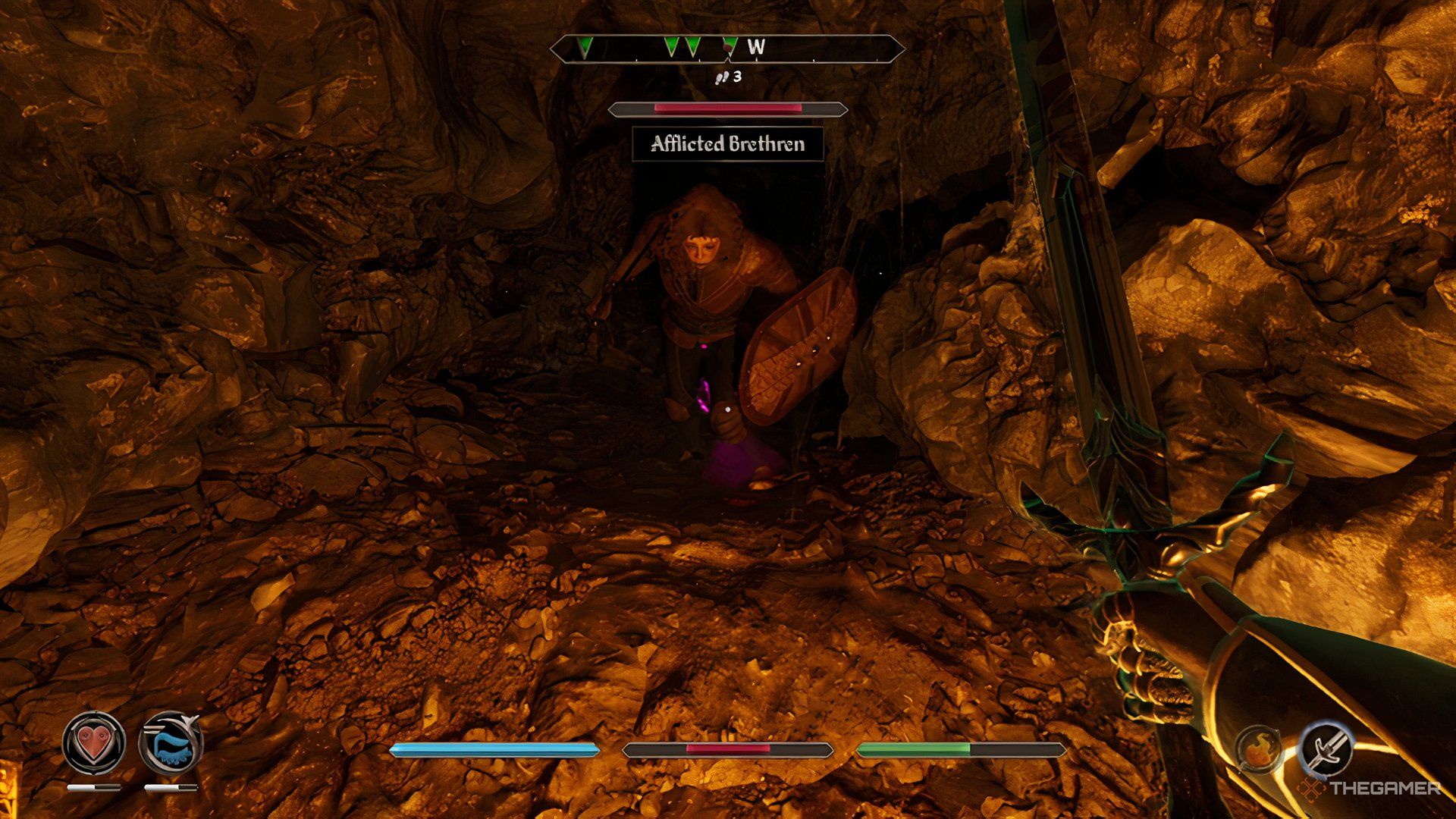 Fighting an affected brothers in Elder Scereles IV Oblivian re -formed.