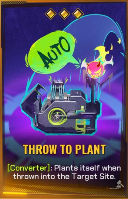 Throw To Plant Shard Card in FragPunk.