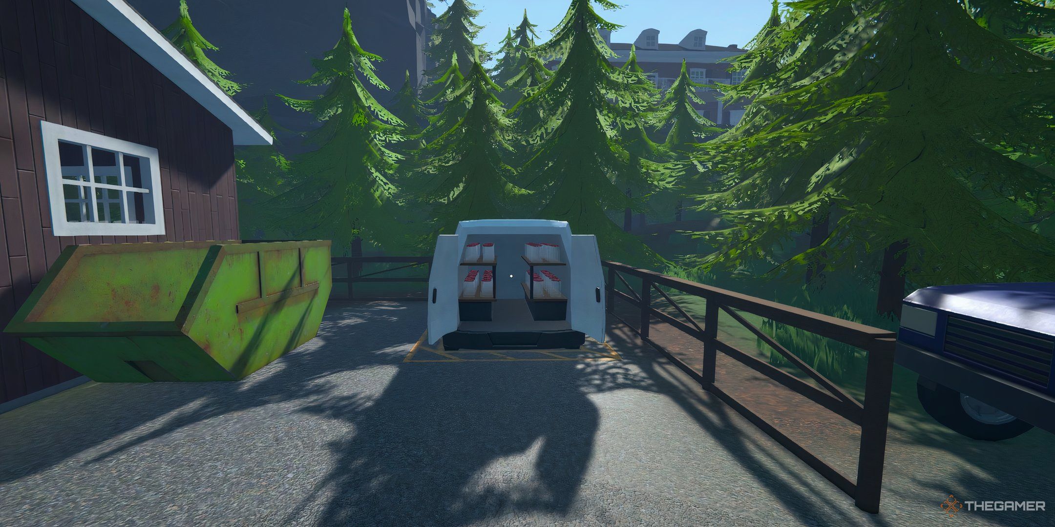 Delivery van with a jar inside it in Schedule 1.