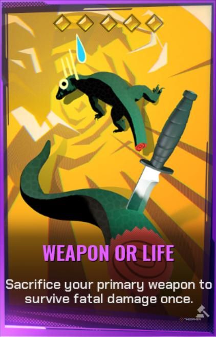 Weapon Or Life Shard Card in FragPunk.
