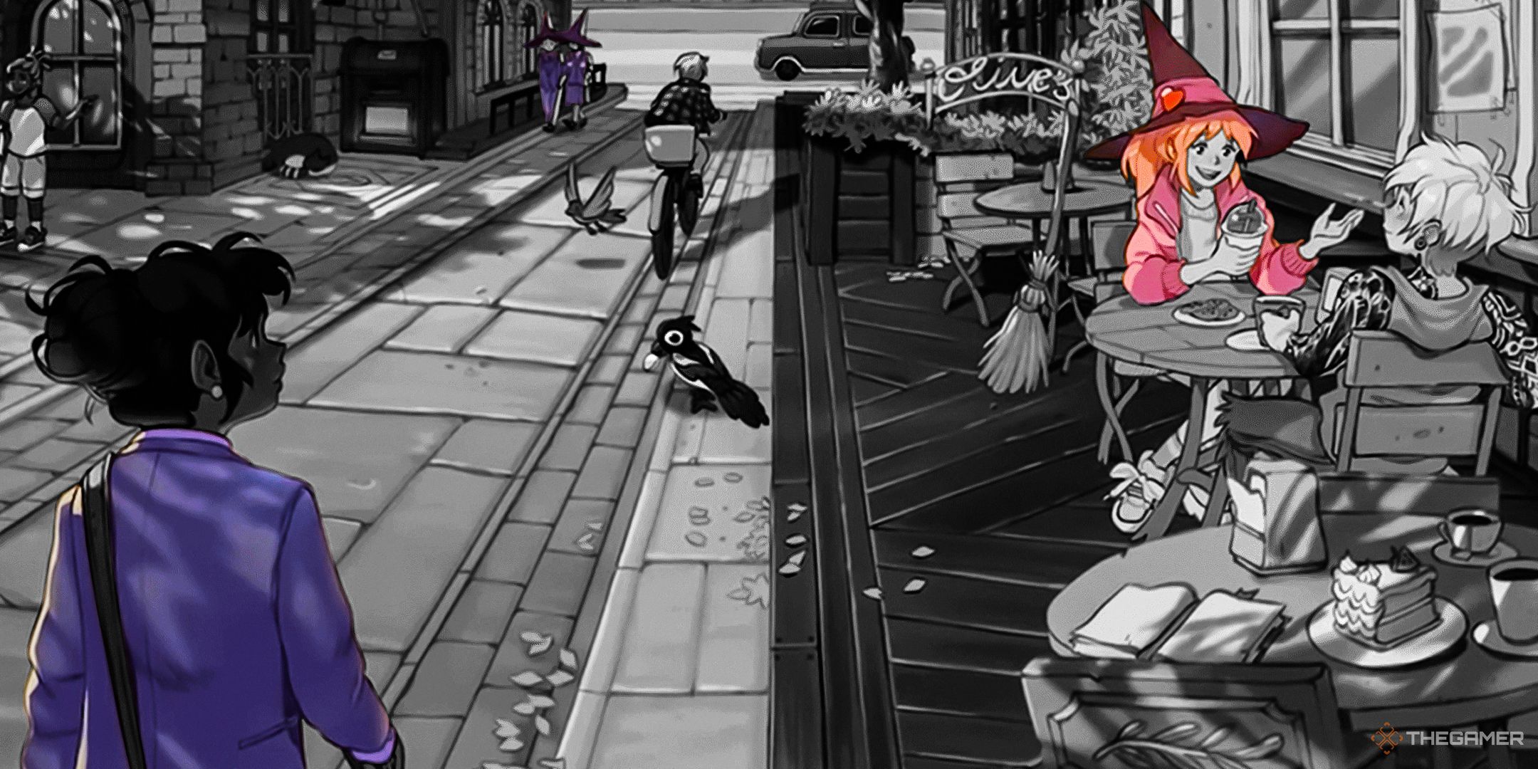 Witchbrook art flare up, students were featured in color.