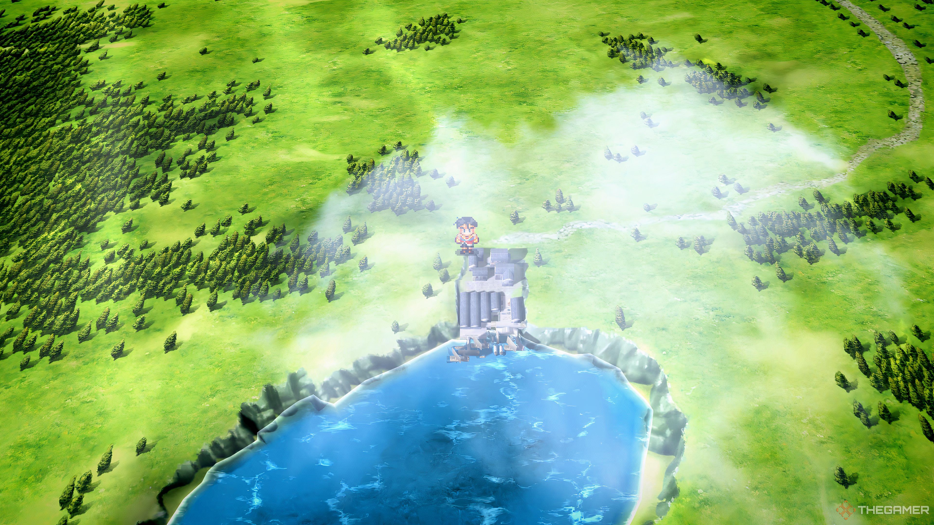 The world map shows the location of the Coronate village in the Sivadon II HD Remster.