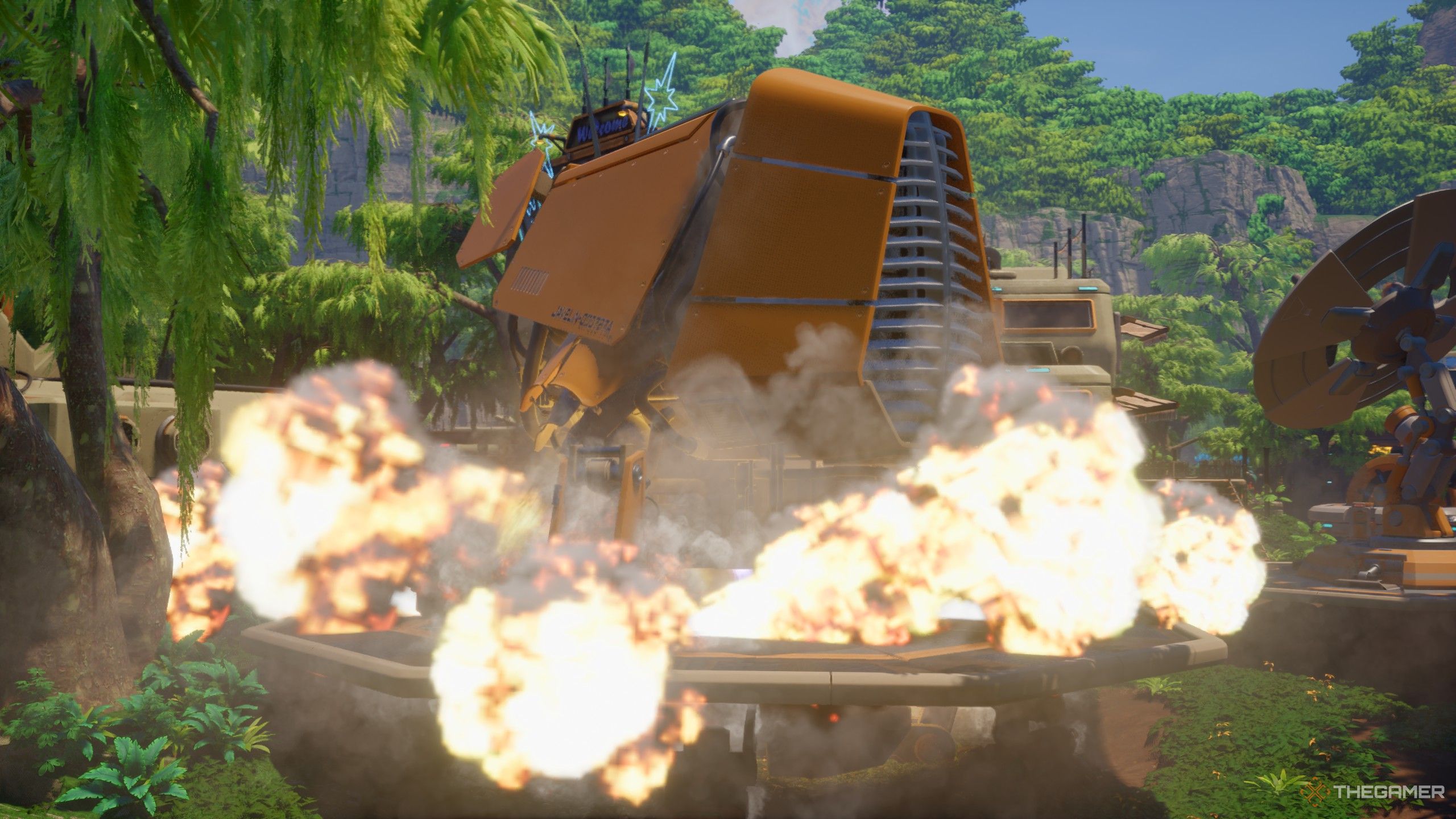 Javelin took revenge on the wild planet.