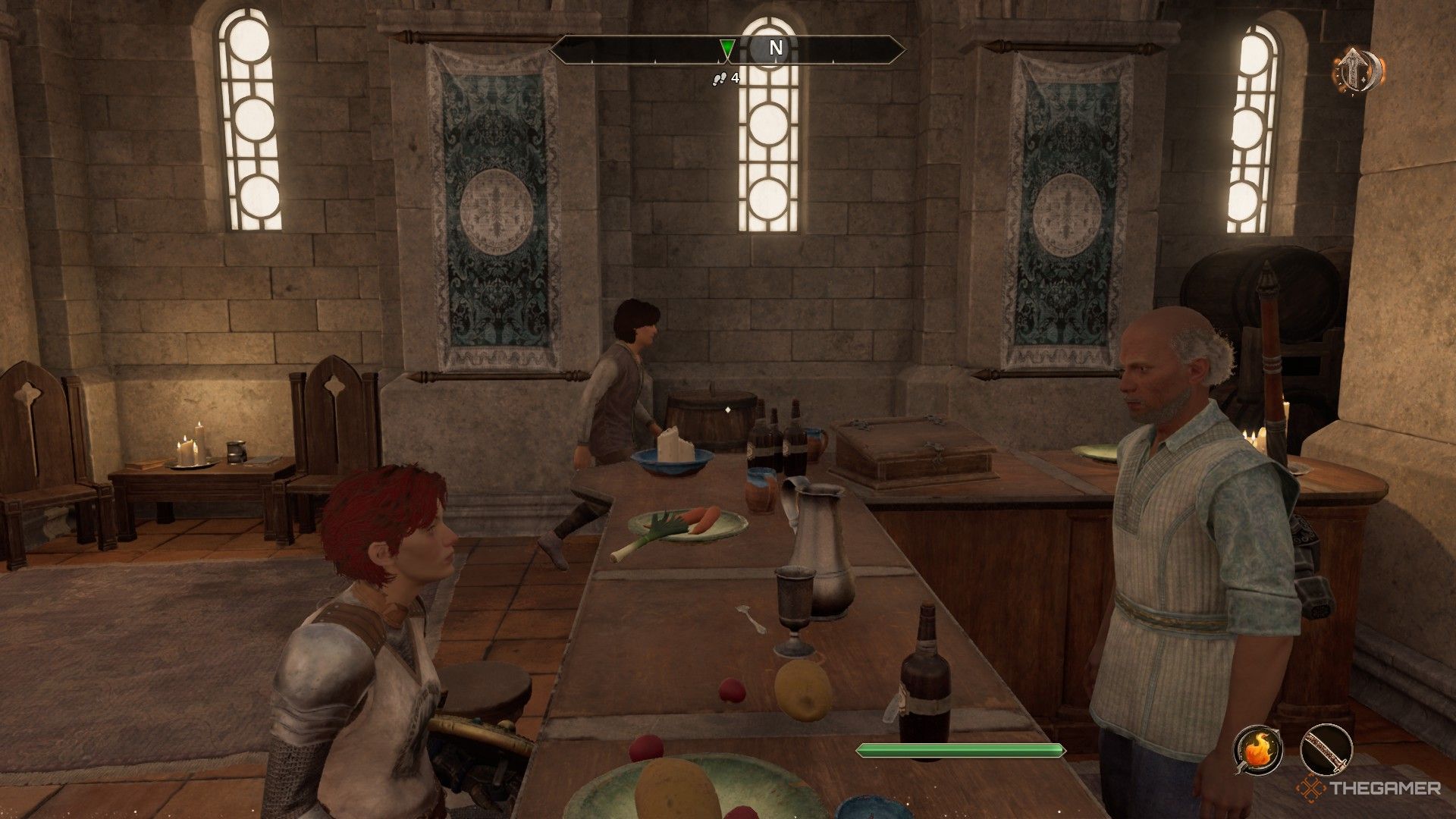The player sits, talking to Barkepe, as soon as the Associate Asian Shadow Boris was re -produced in the blade blue.