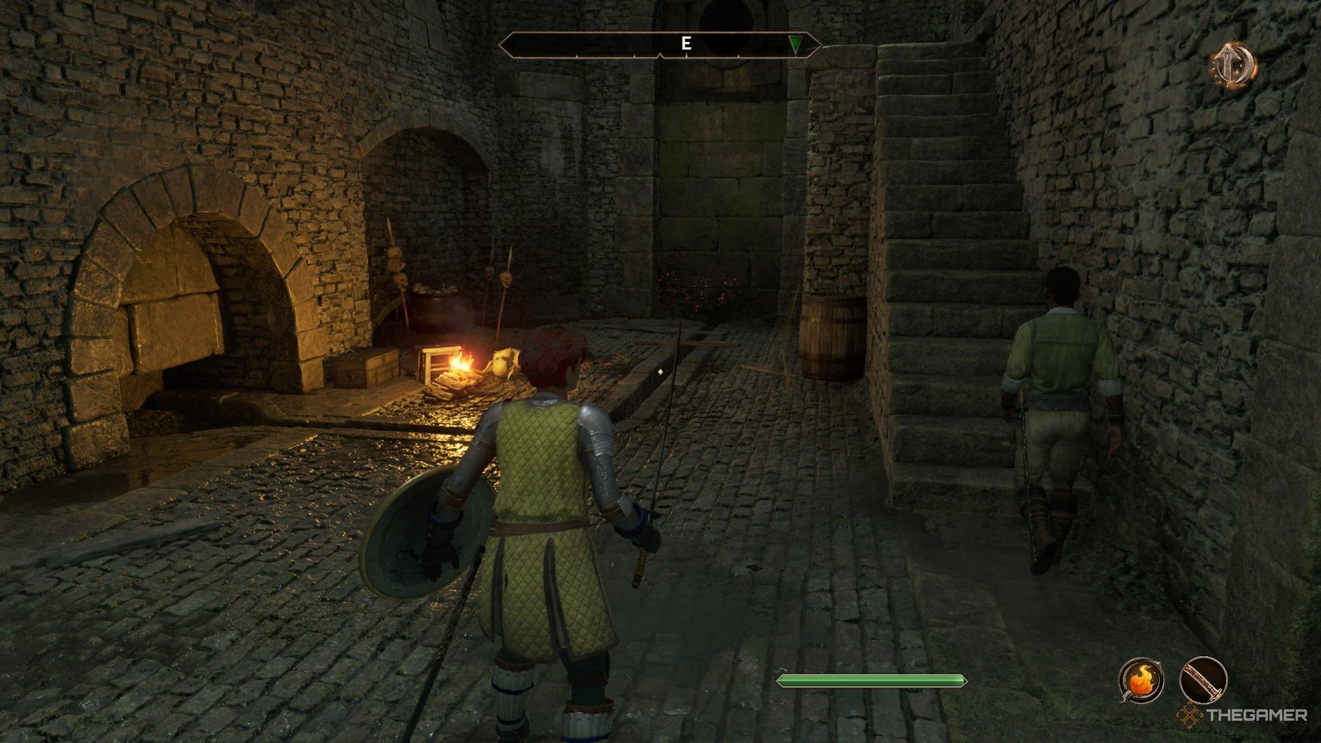 The player follows the boris inside the gutters and stumbles on the firepott in the removal of the remost.