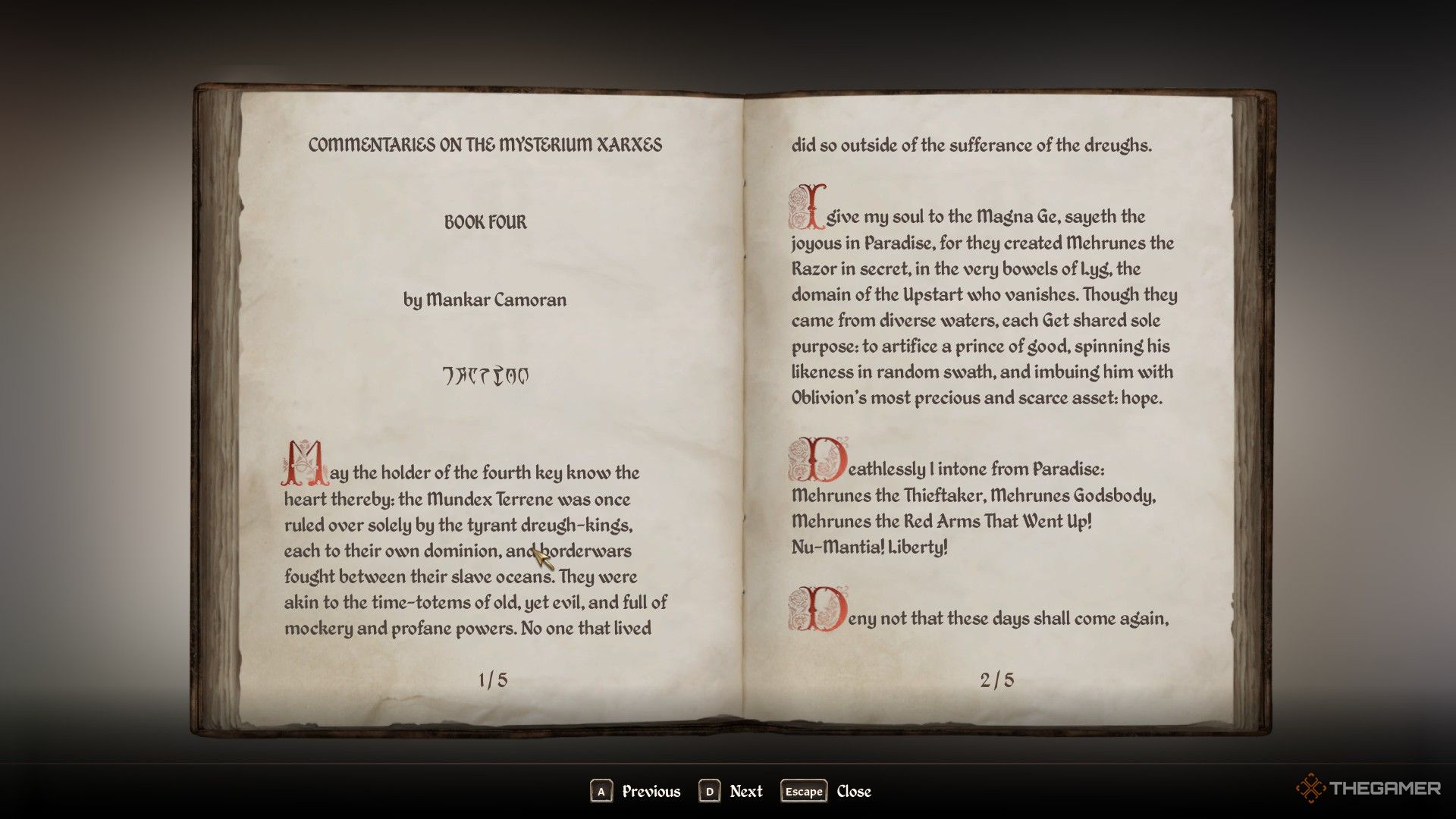 The player has read his secrets in Remistor to discover his secrets in Remistor 4.