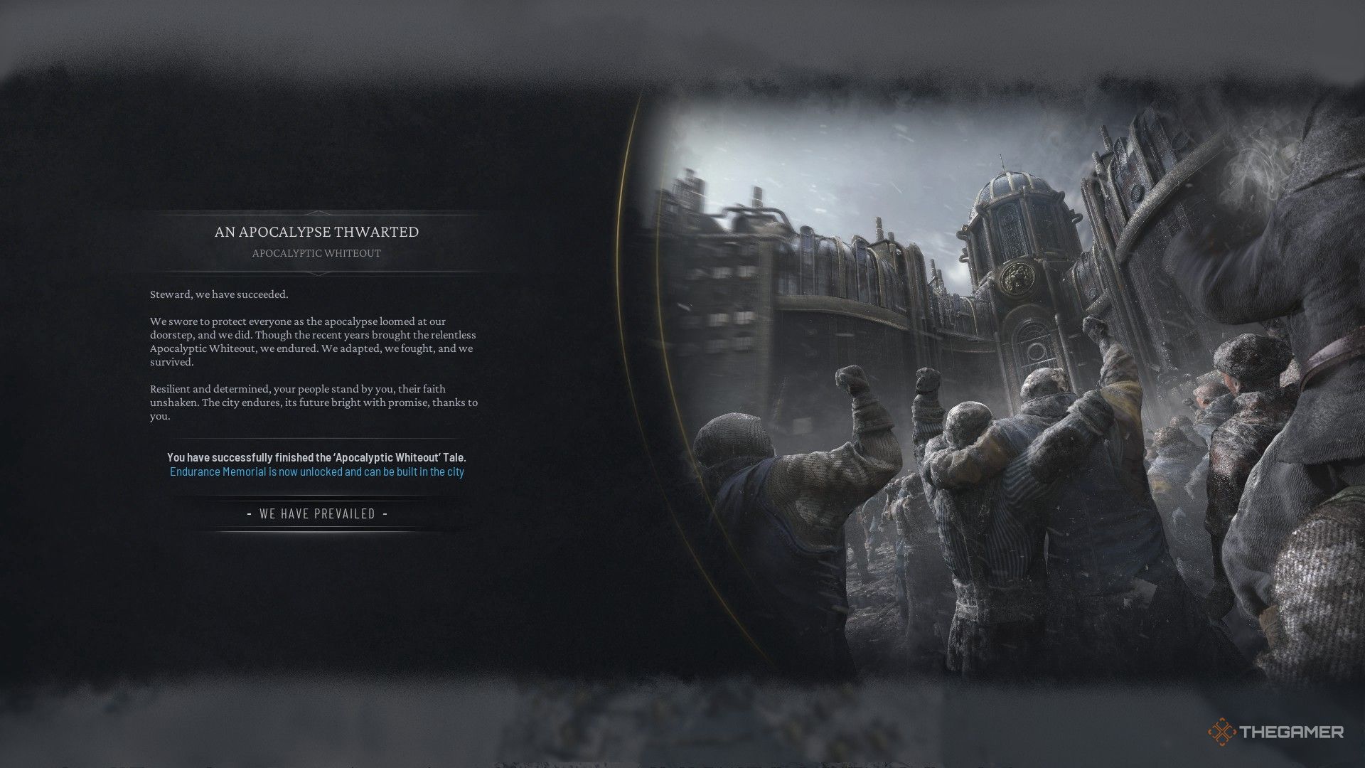 खेलाडीले शीतको 2 फ्रम्पुनक 2 मा अपोकेक्स्टिक व्हाइटआउट पूरा गर्दछ।