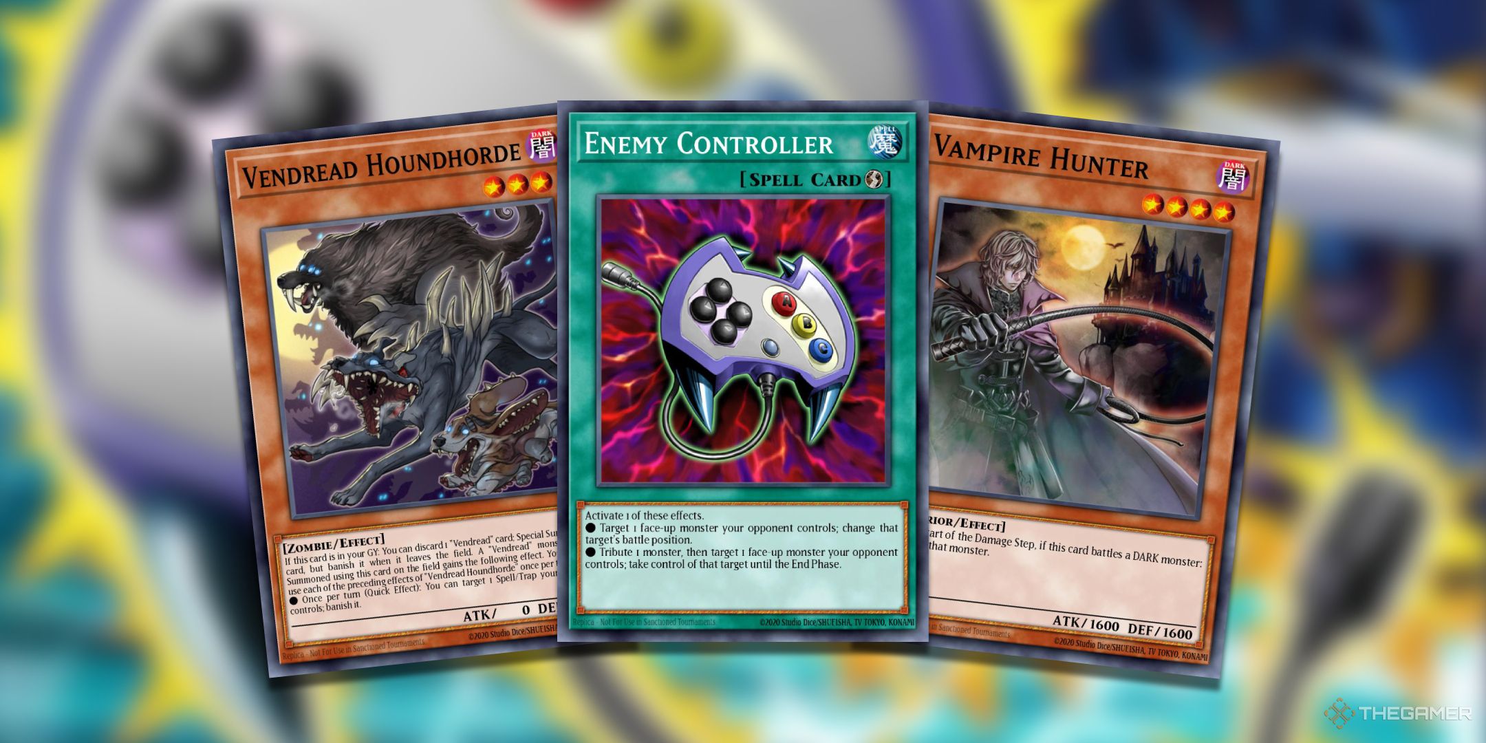 A collage of Yu-Gi-Oh! TCG cards inspired by Video Games.