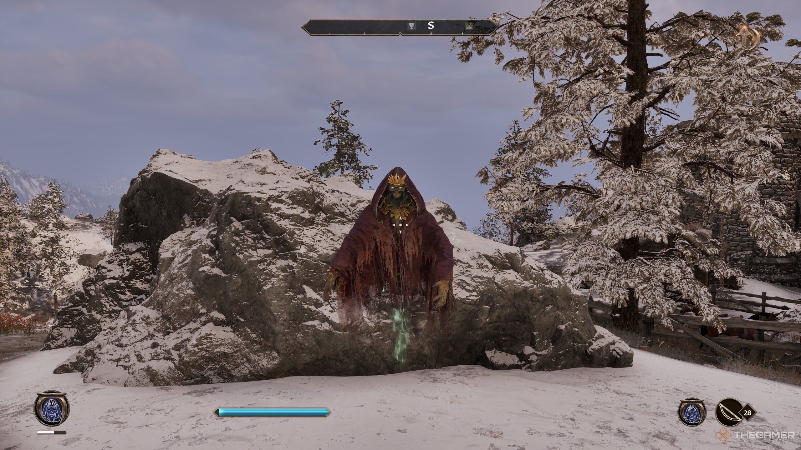 A Gloom Wraith in Oblivion Remastered.