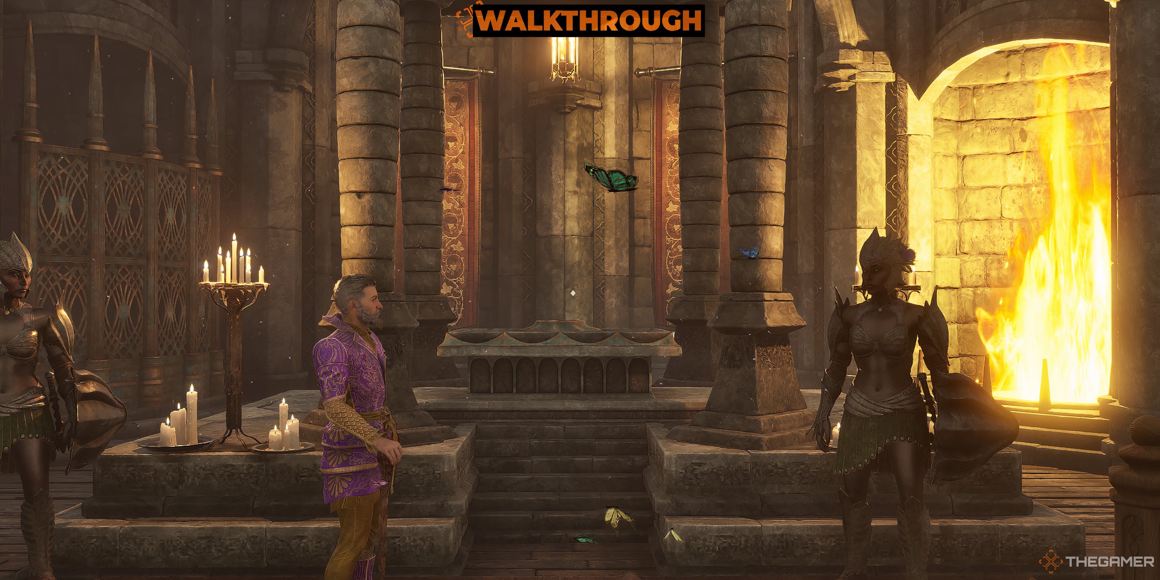 چگونه می توان دروازه بان را در Oblivion Remastered بازسازی کرد 1 تصویری از نگهبان اغوا کننده های تاریک و Sheogorath - Oblivion Remastered