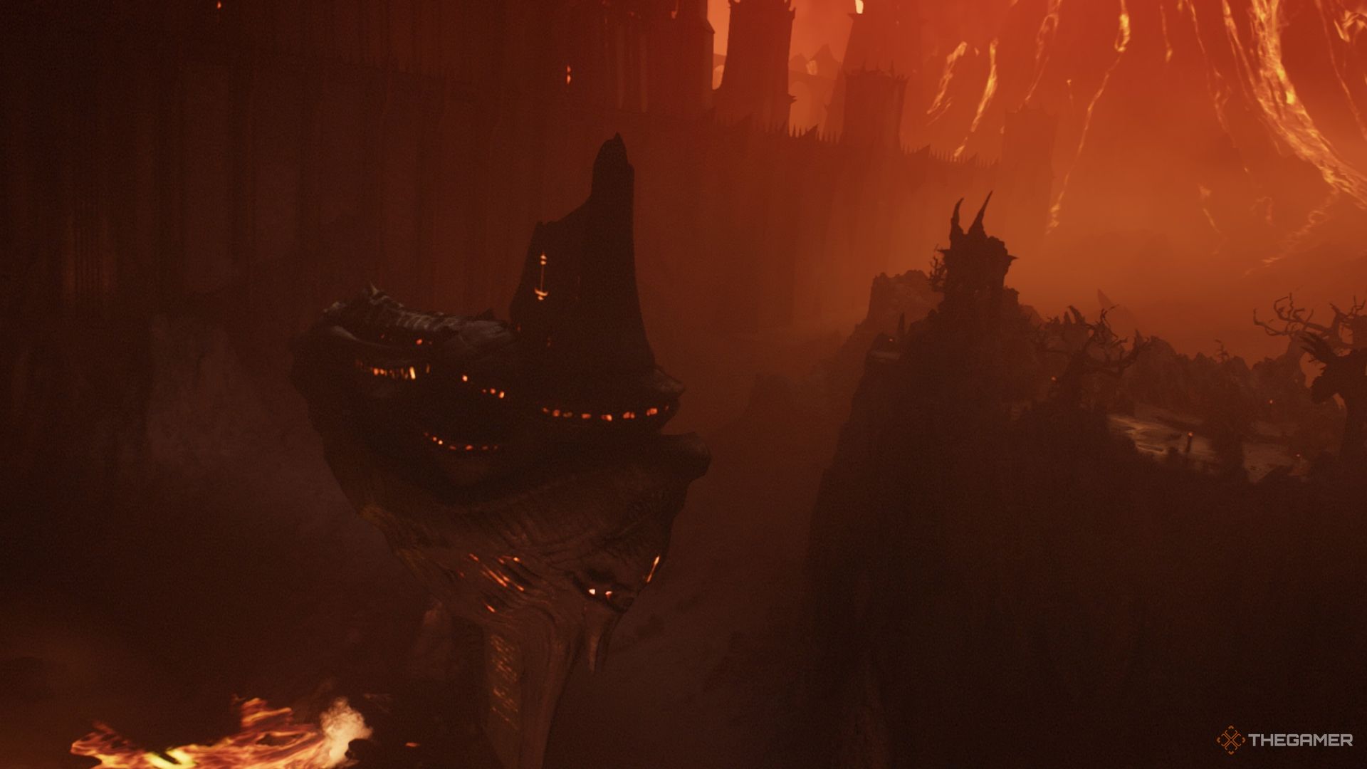 Ahzark's ship in the chapter of the Dark Age punishment.