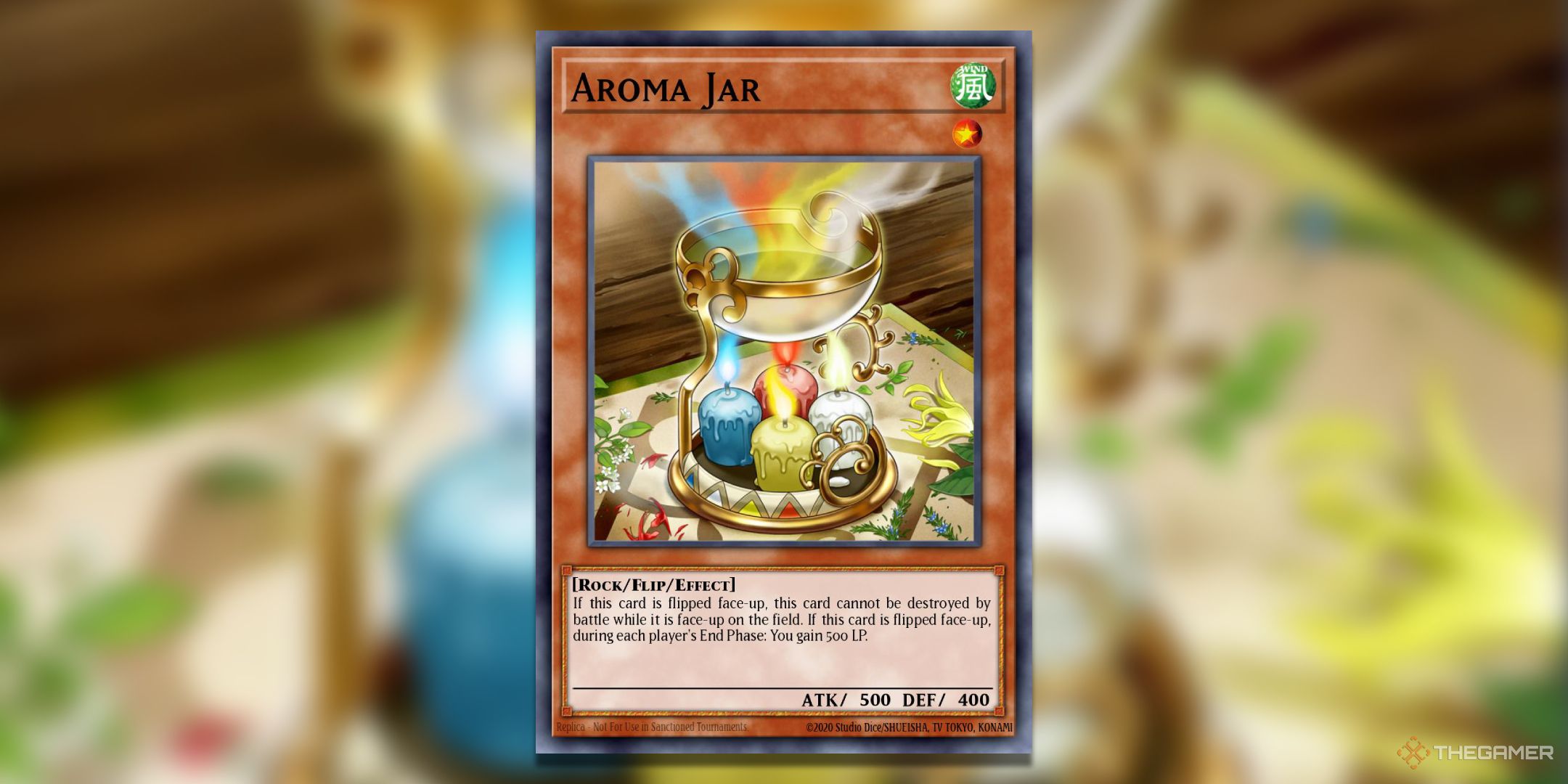The scent jar y-j-oh! TCG card art.