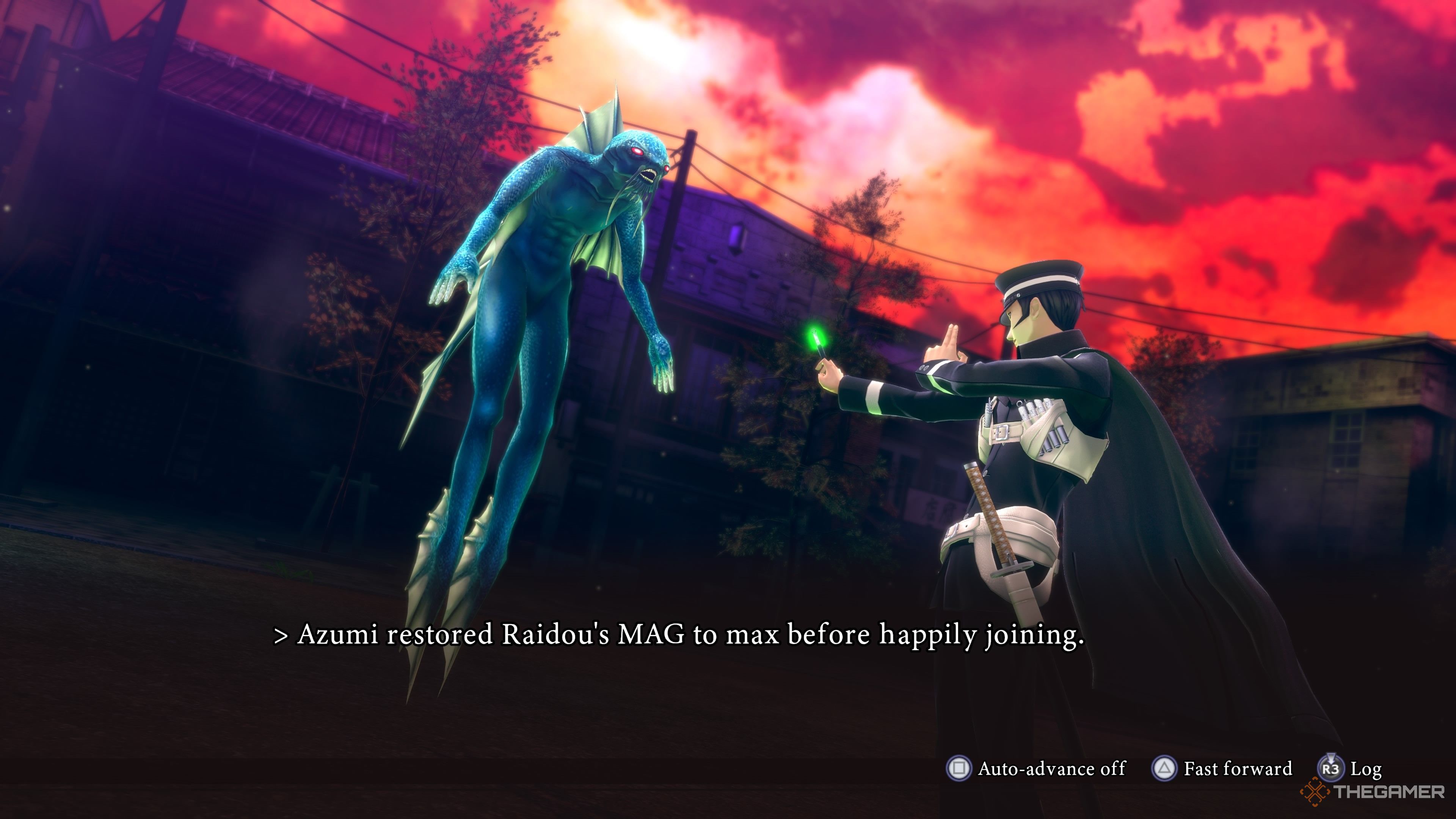 Azumi, who boosted Raidou when he was trapped in Raidou, remastered the mystery of the military without souls.