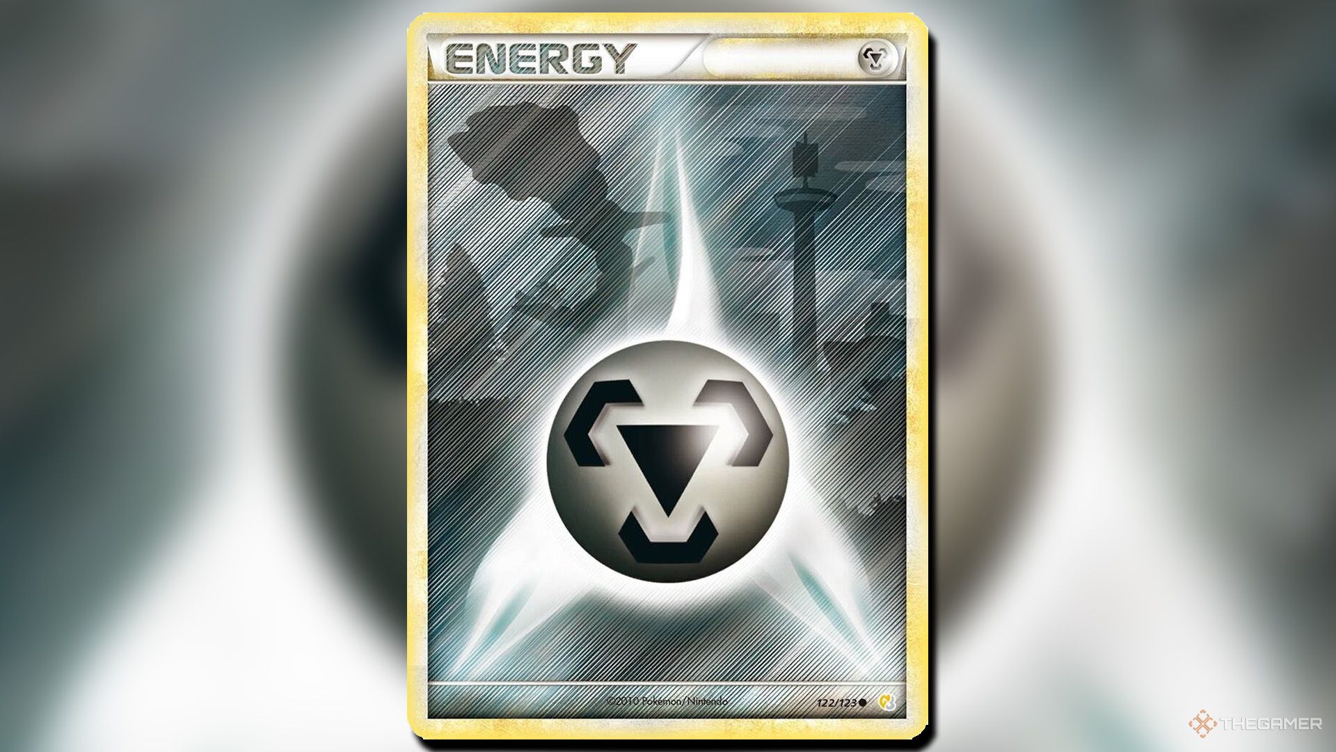 انرژی اصلی فلزی از قلب قلب و روح نقره ای در Pokemon TCG تنظیم شده است.