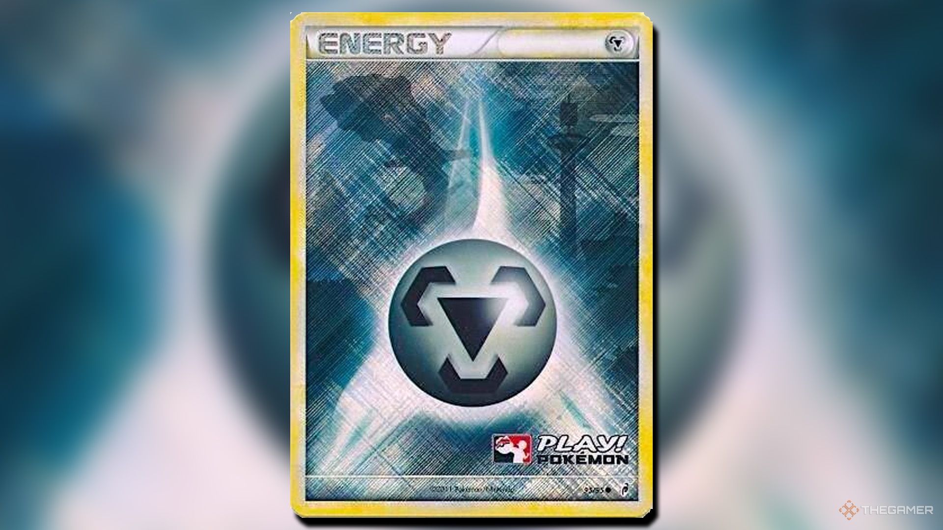 انرژی اصلی فلزی از کارتهای لیگ و قهرمانی در Pokemon TCG.