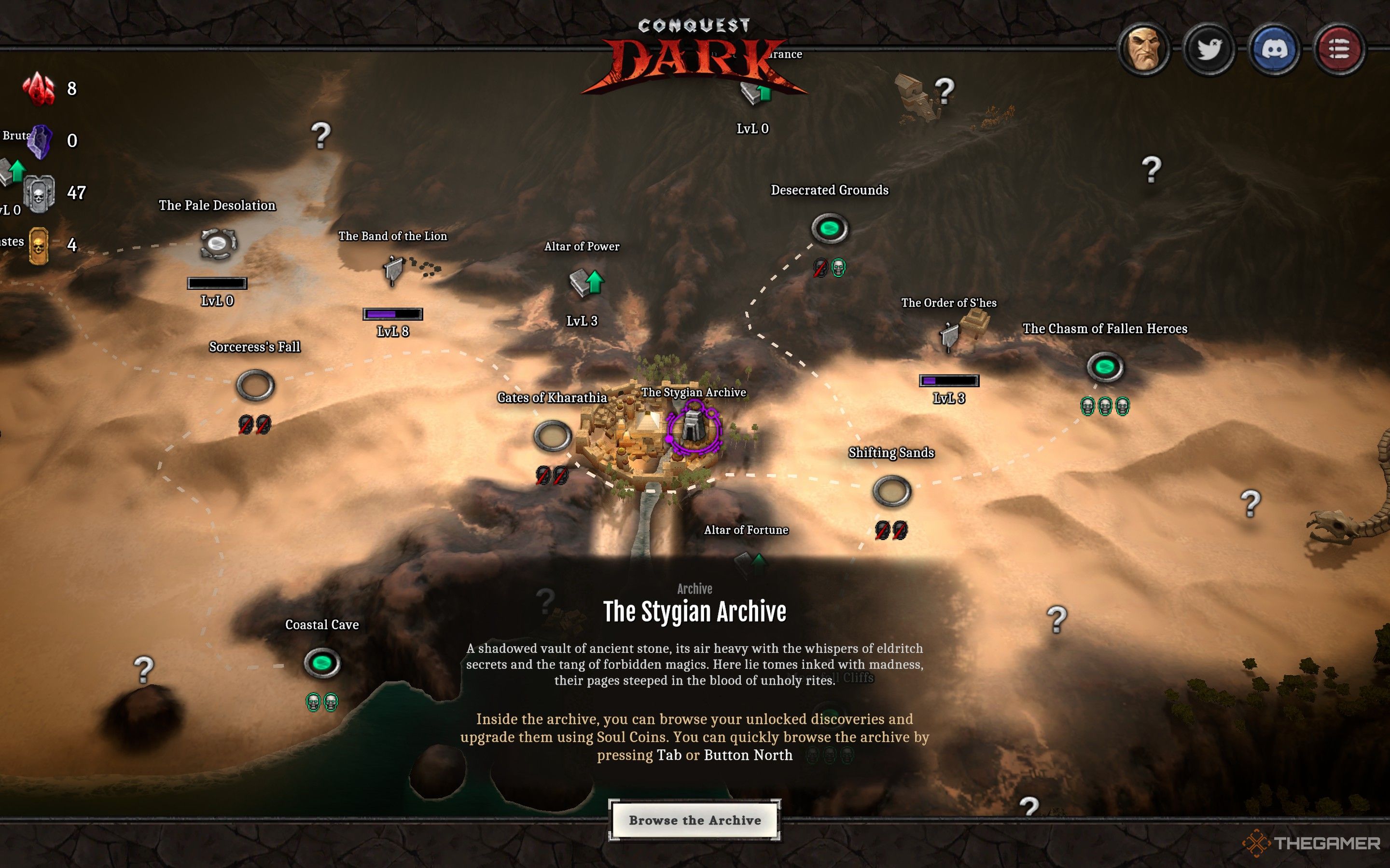 Conquest Dark Stygian Archive